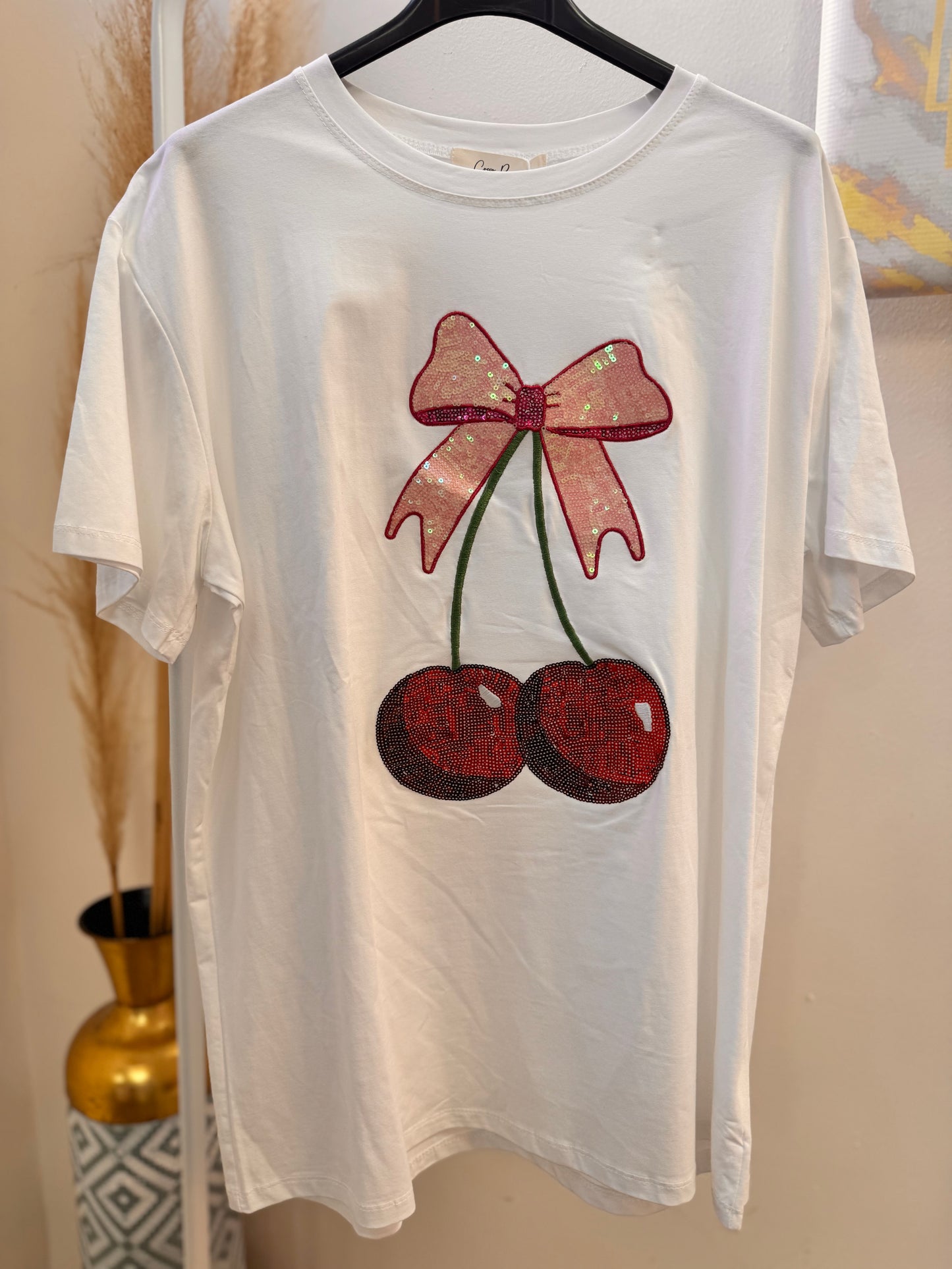 Strass Cherry T-shirt