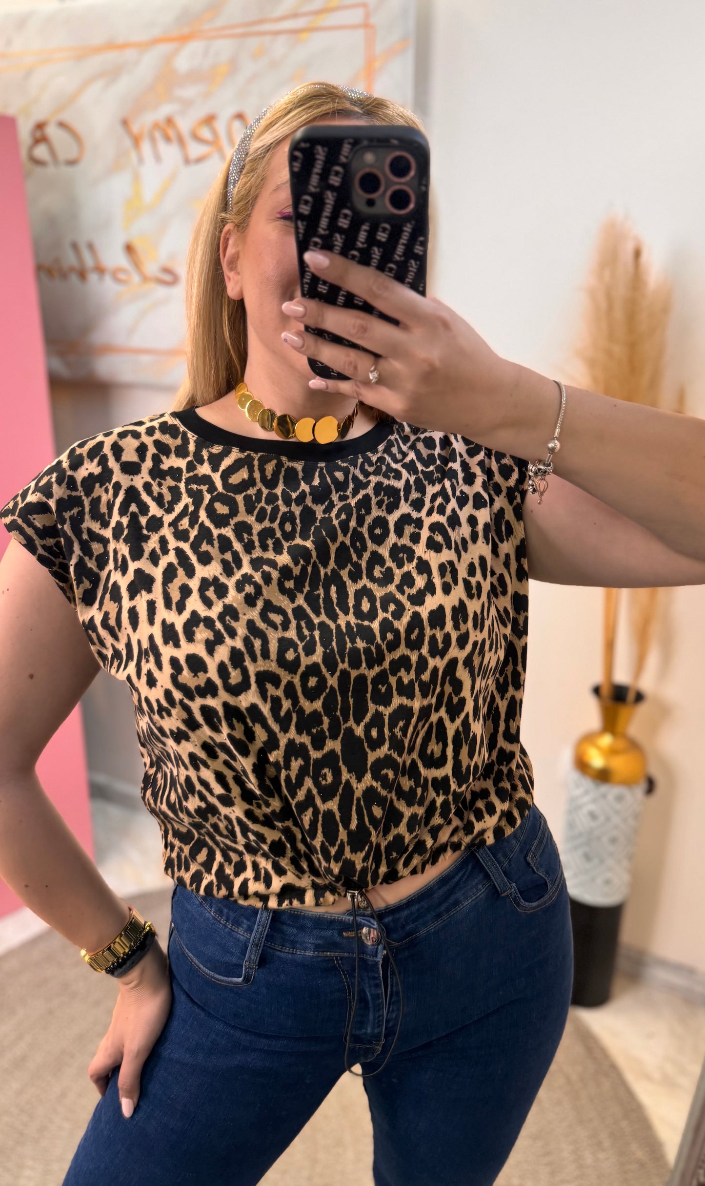 Oversized Crop top Shirt
