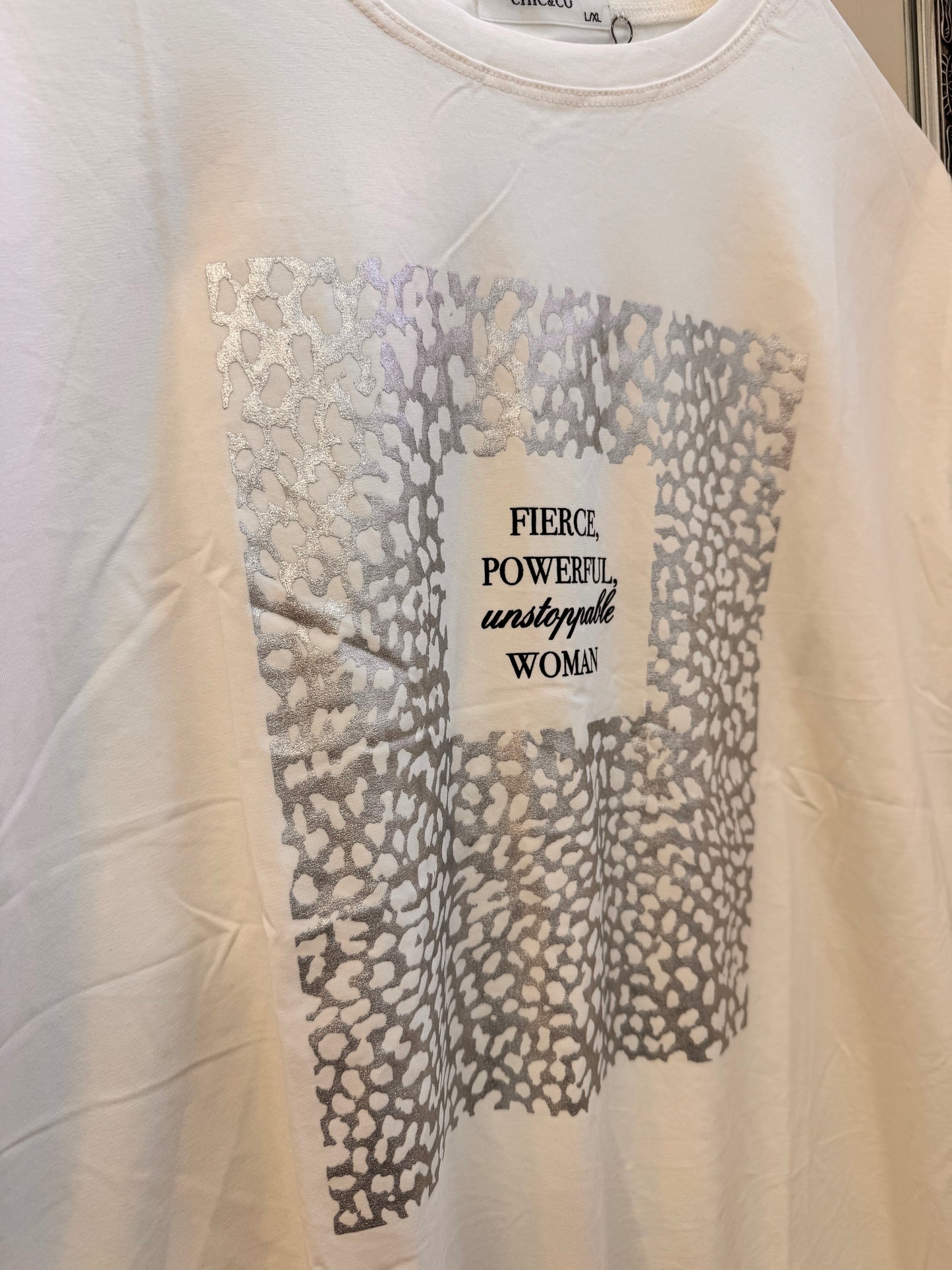 Silver Leopard T-shirt