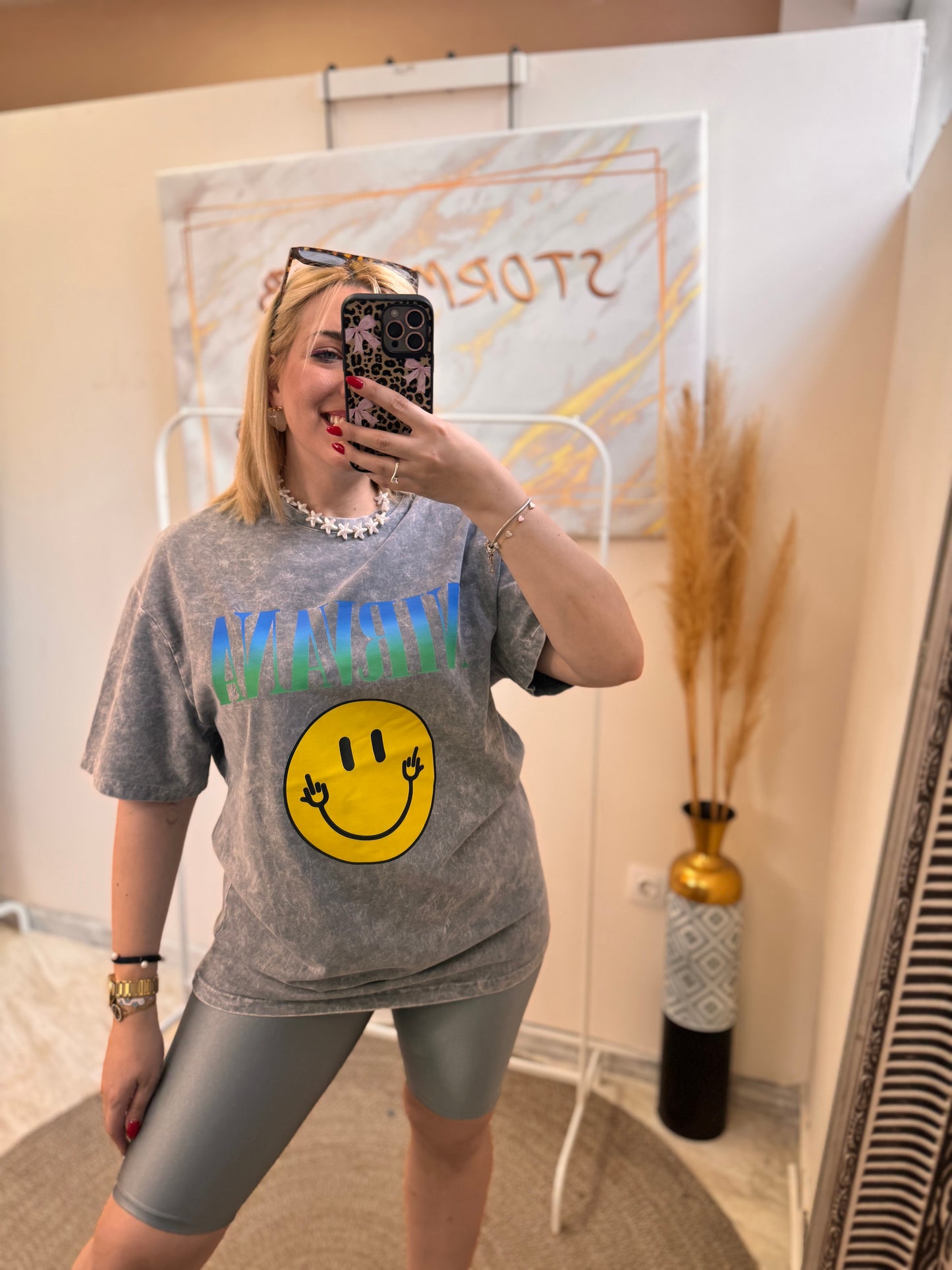 Nirvana Smile Oversized T-shirt