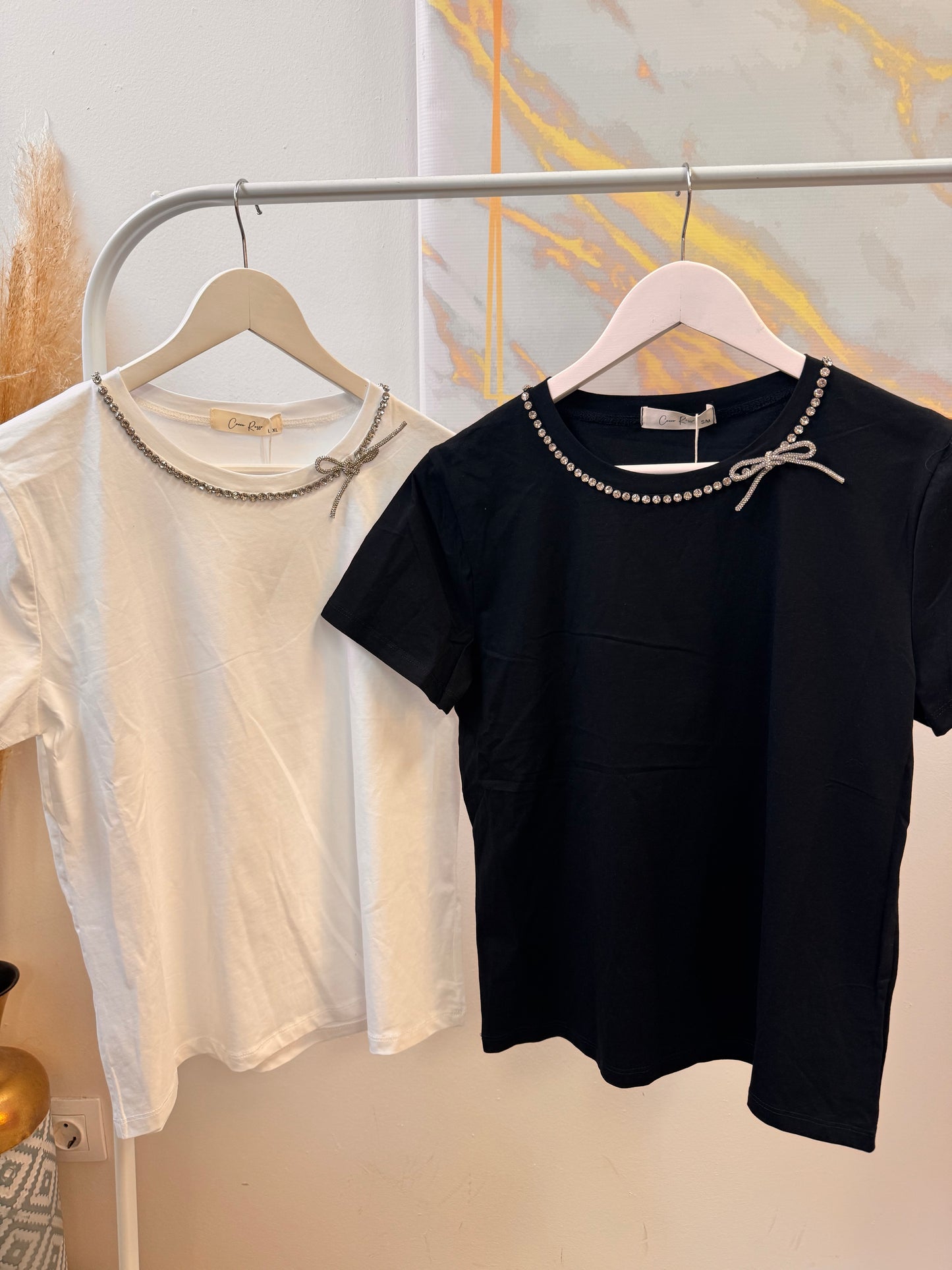 Strass Necklace T-shirt