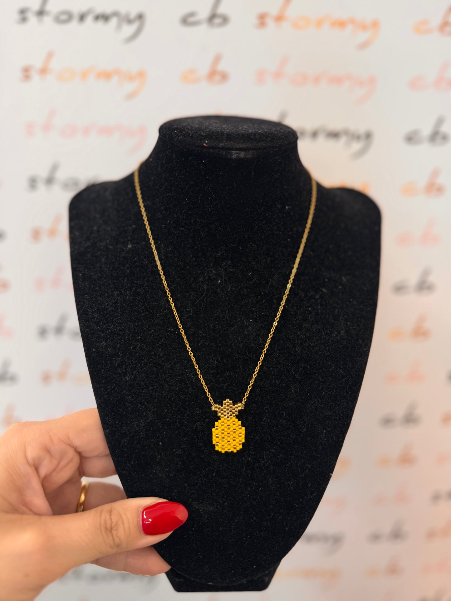 Pineapple 🍍 Miyuki Necklace