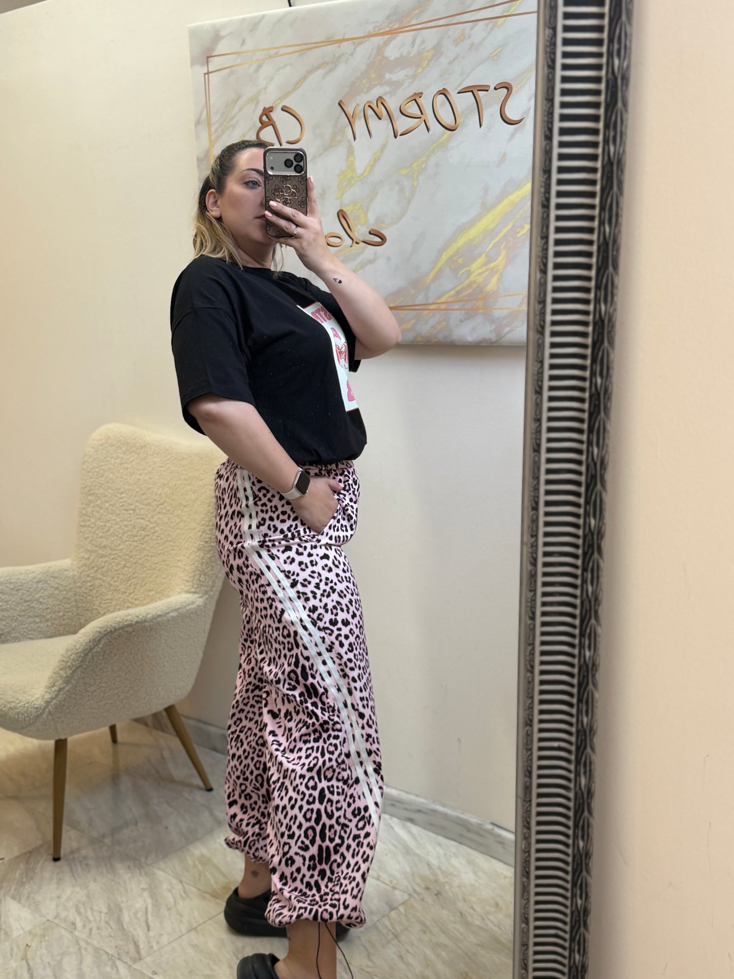 Leopard Athletic Pant
