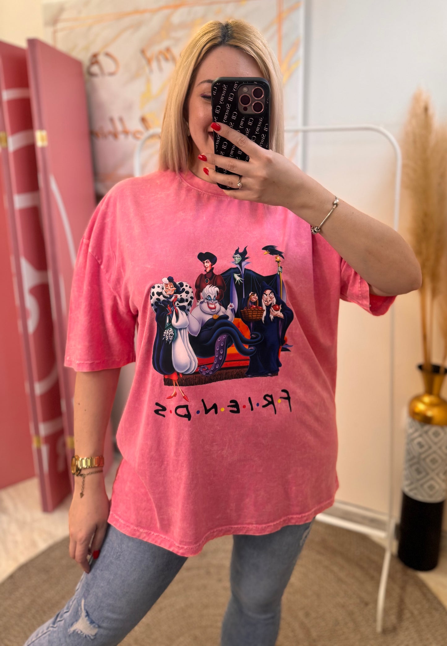Friends Pink Oversized T-shirt