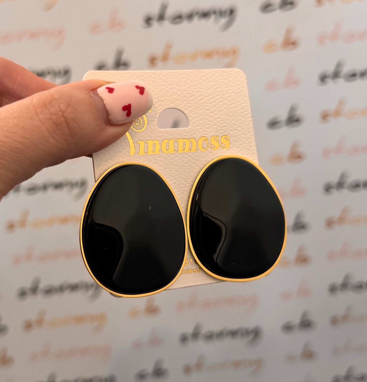 Calliope Earrings Black