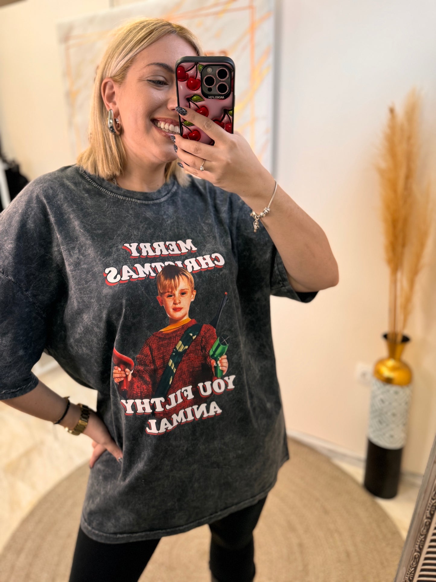 Home alone oversized T-shirt