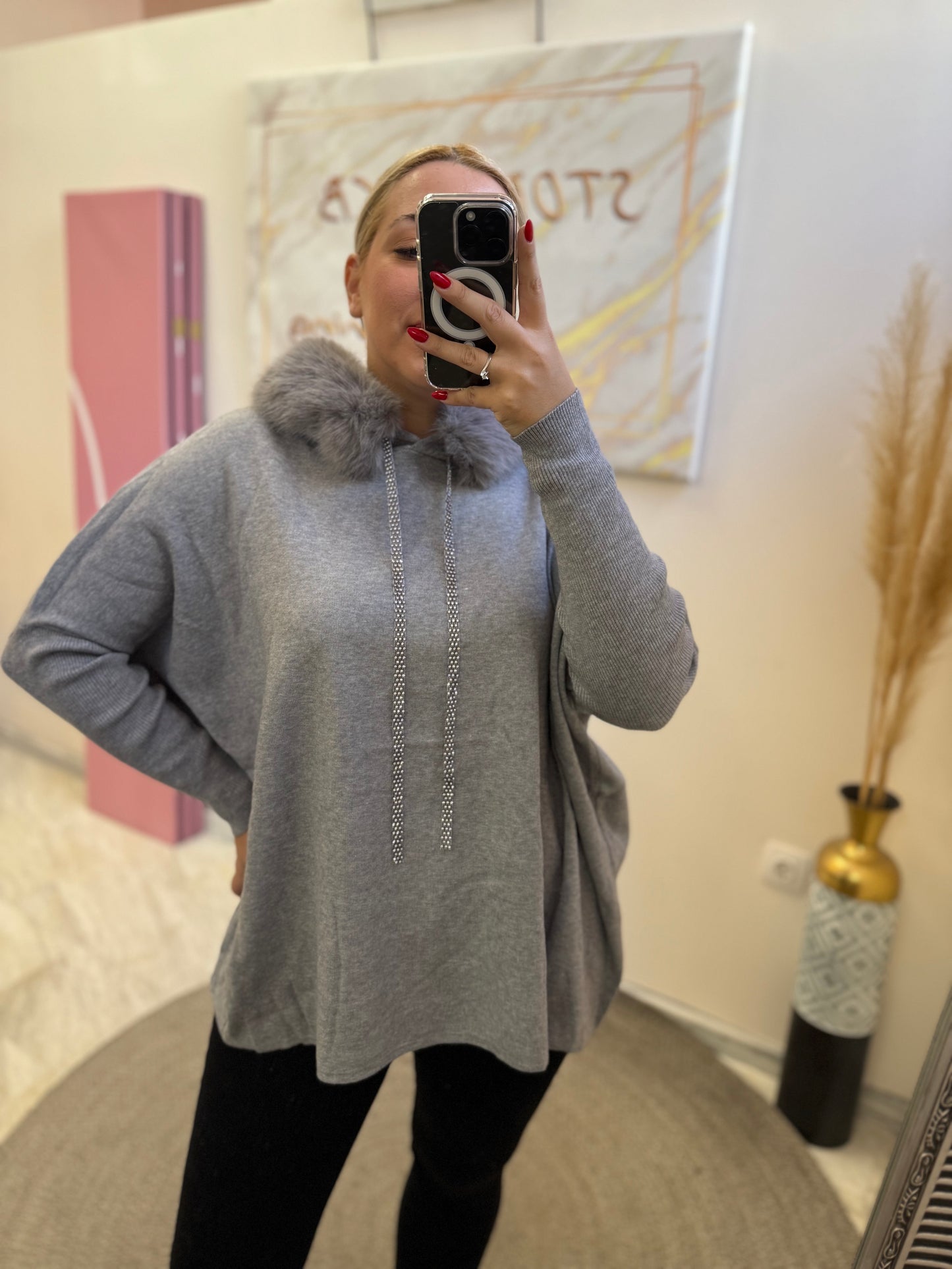 Elena Knit Grey
