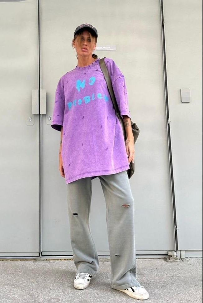 No problem oversized t-shirt
