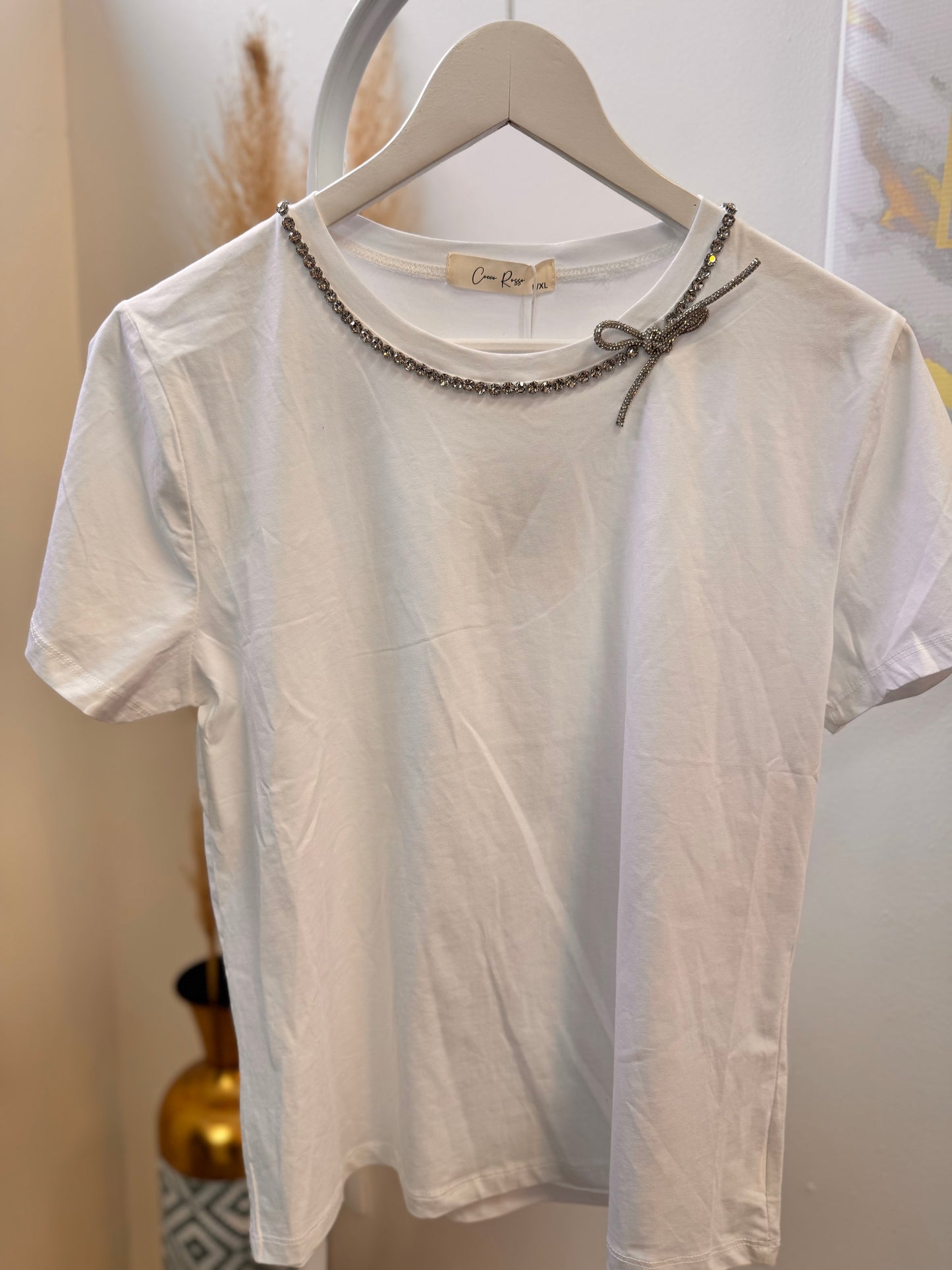 Strass Necklace T-shirt