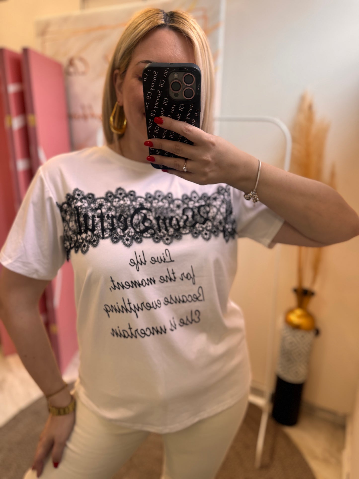 Lace T-shirt