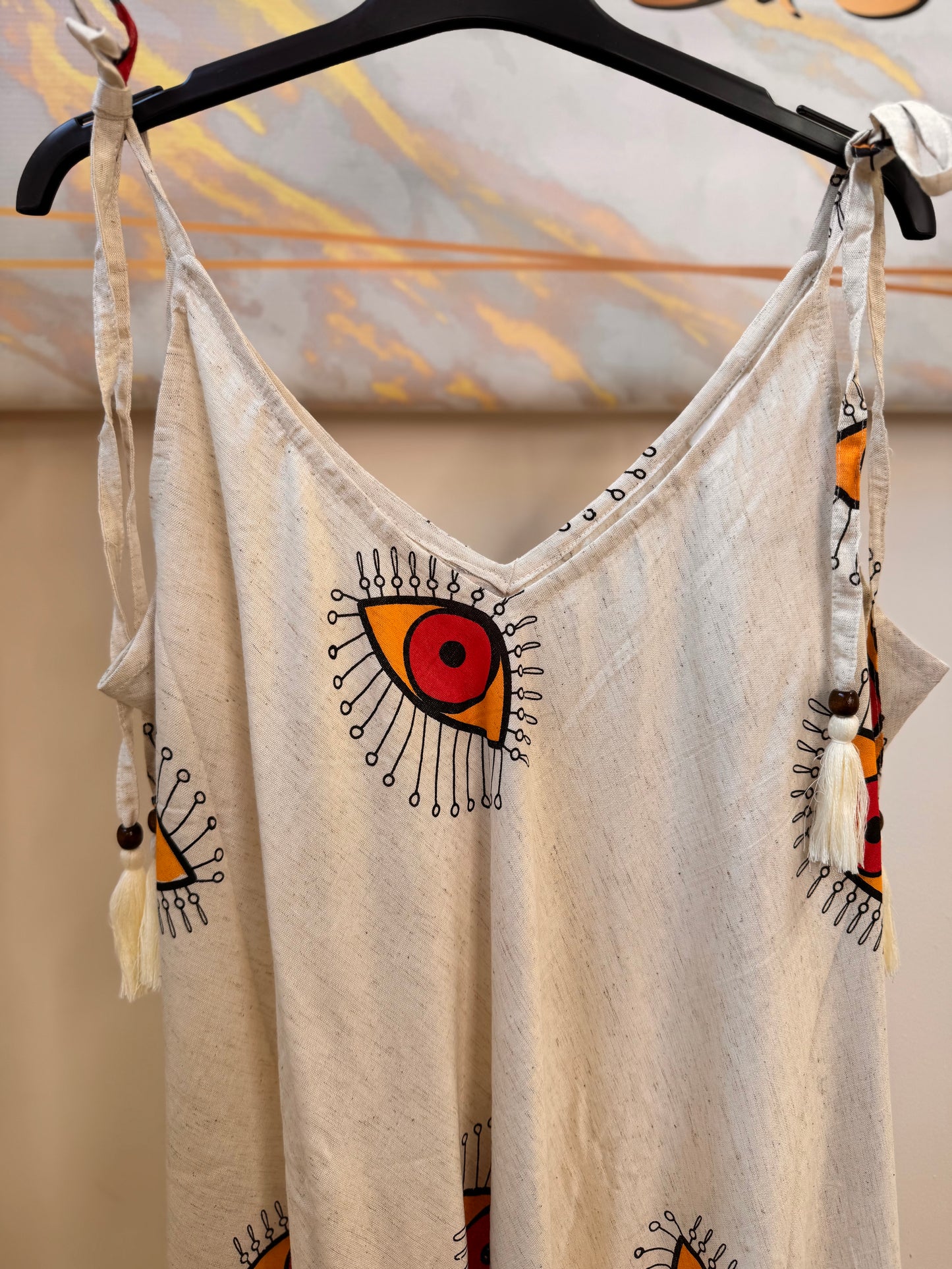 Eye Dress Orange