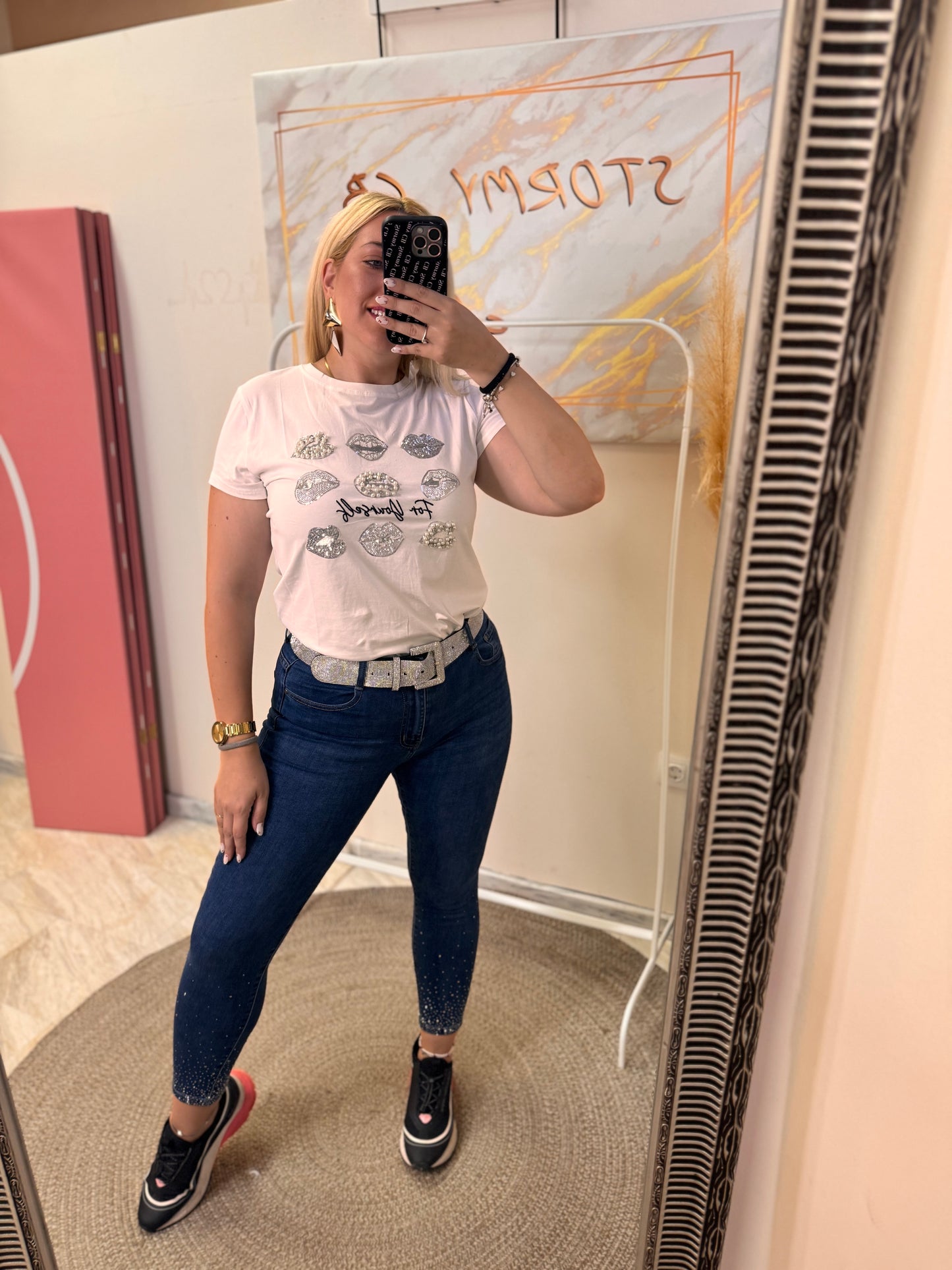 Butterfly Skinny Jean
