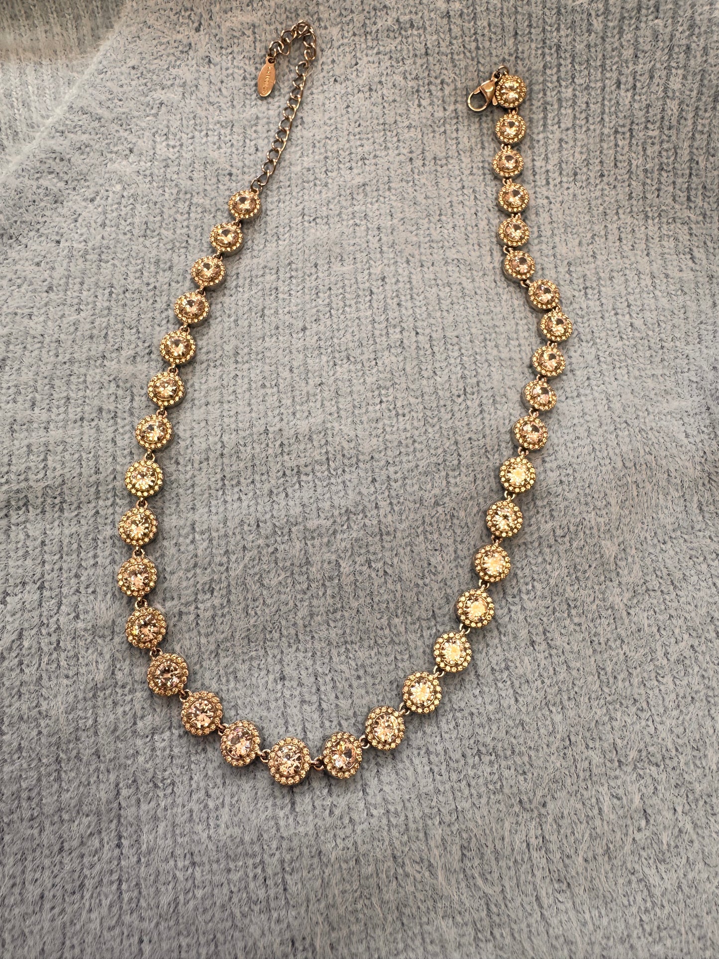 Circle Diamond Necklace
