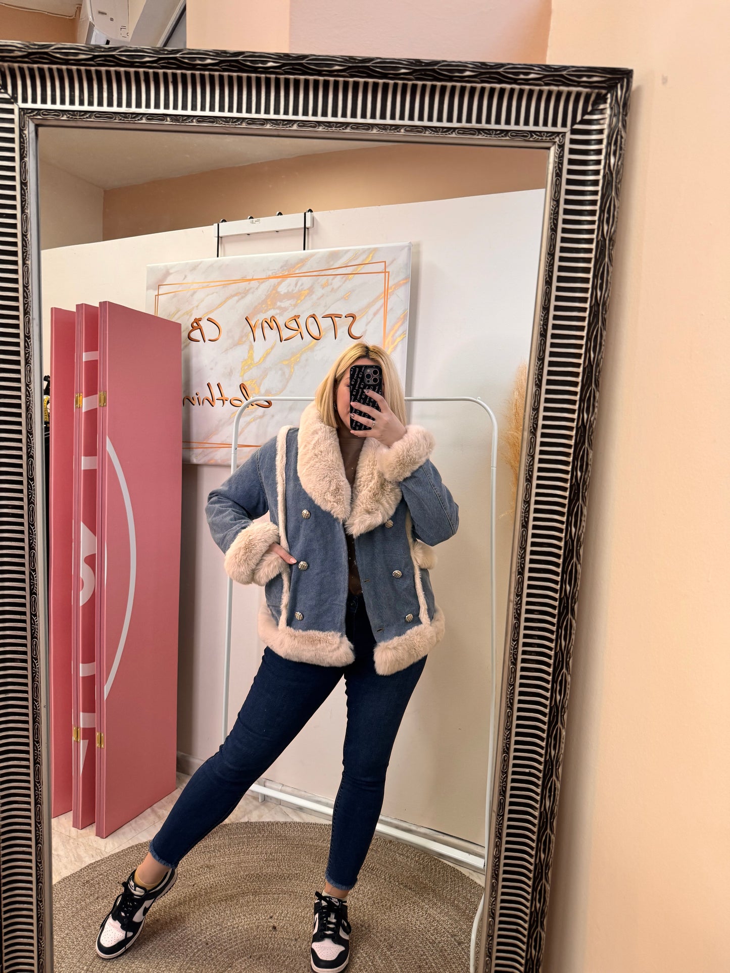 Jean Fur Jacket