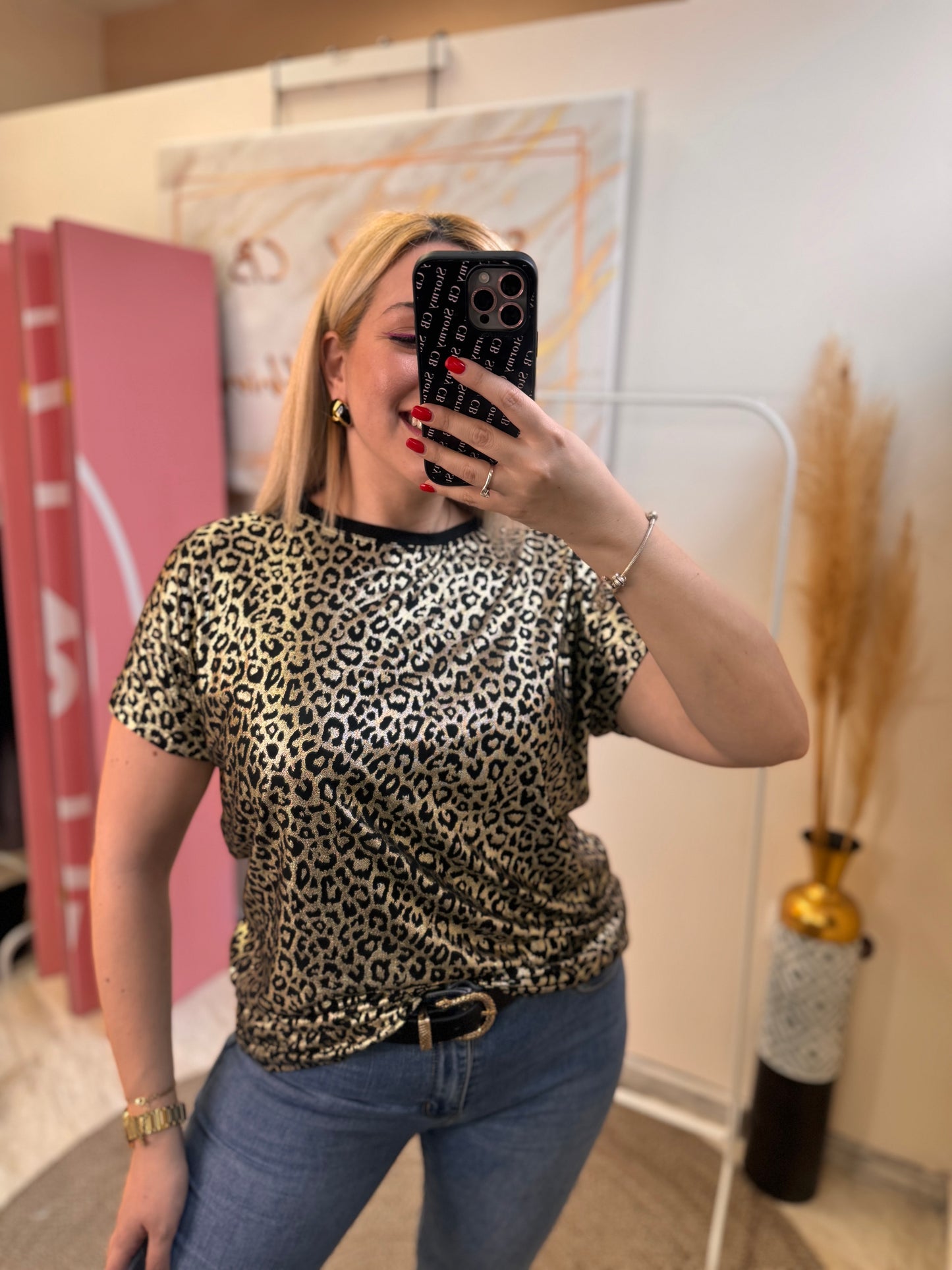 Gold Leopard T-shirt