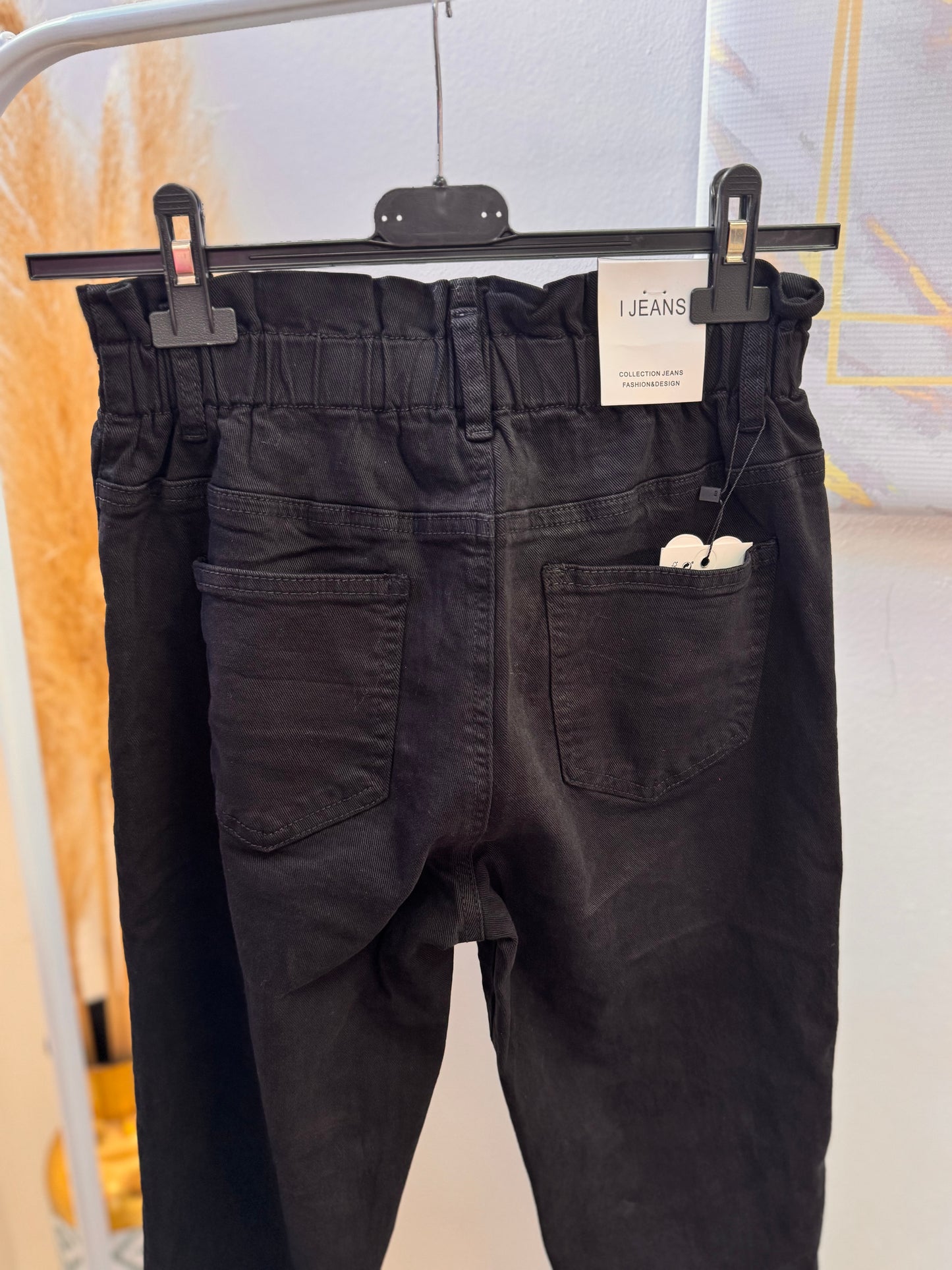 High Waist Black Jean