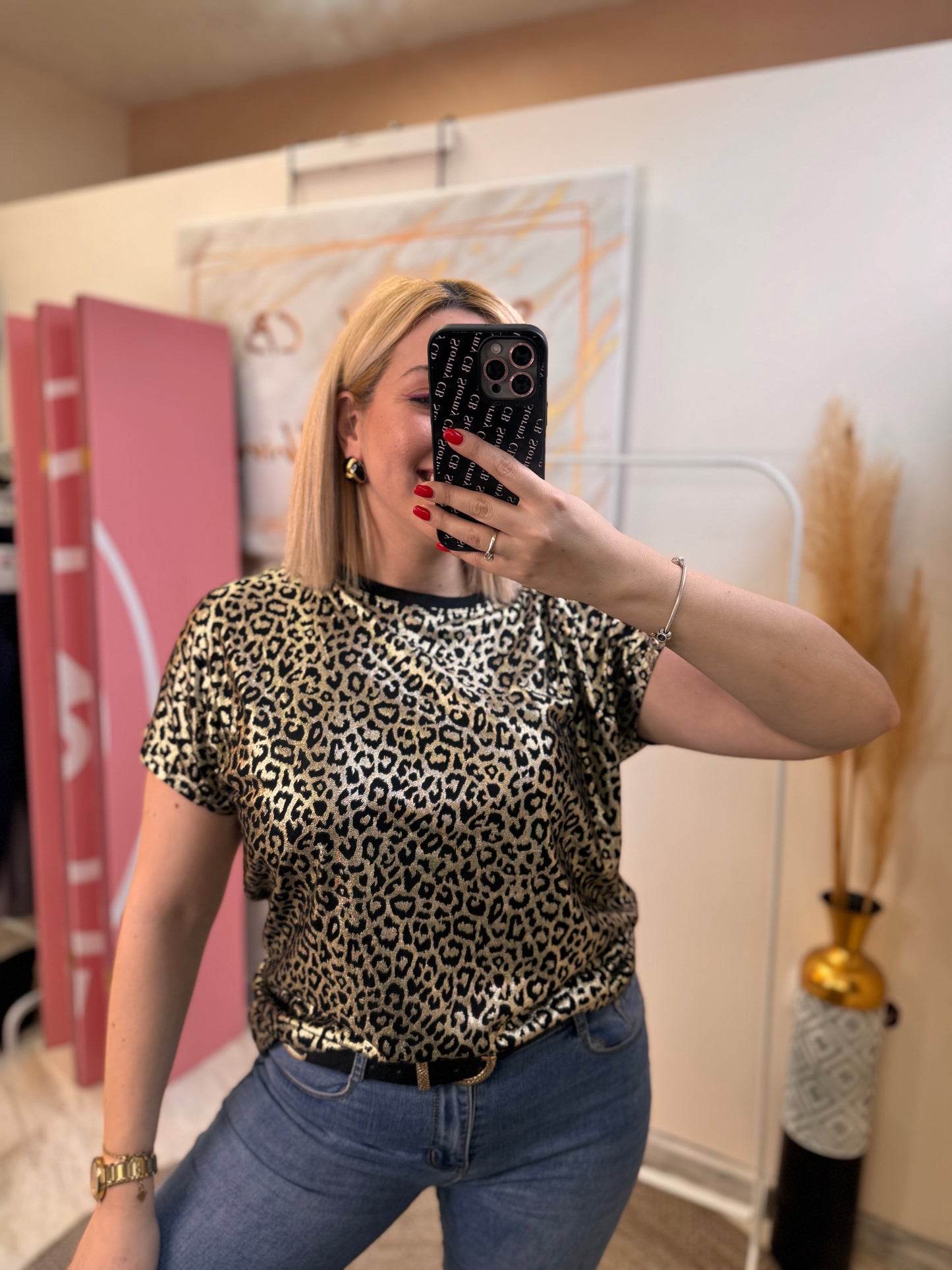 Gold Leopard T-shirt