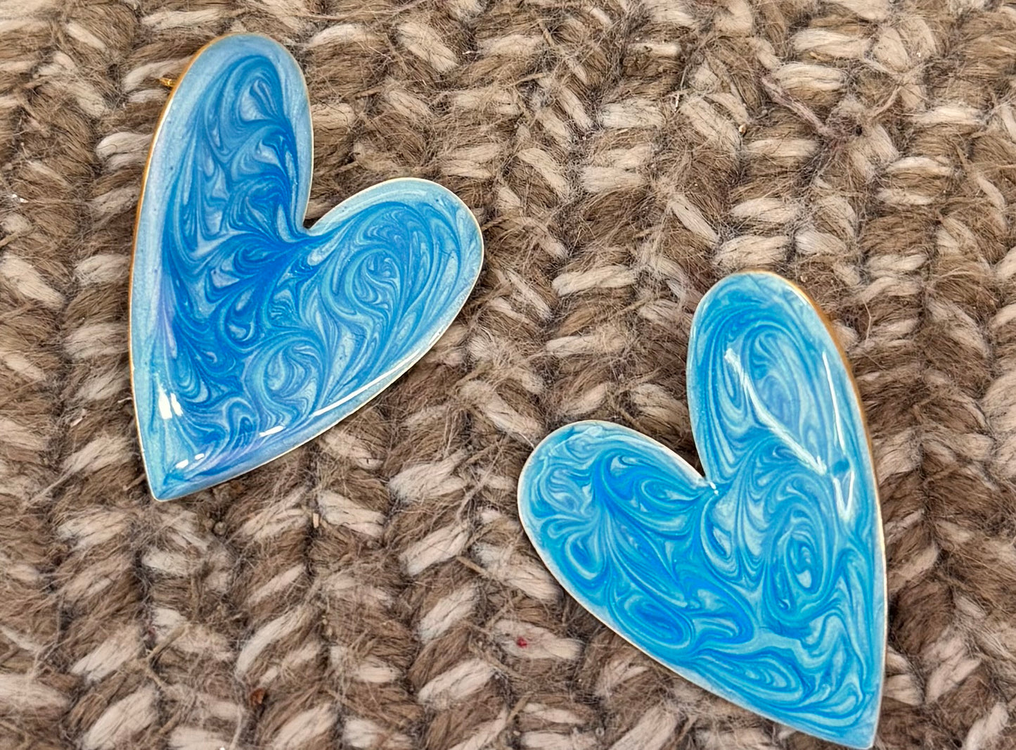 Love Earrings Blue