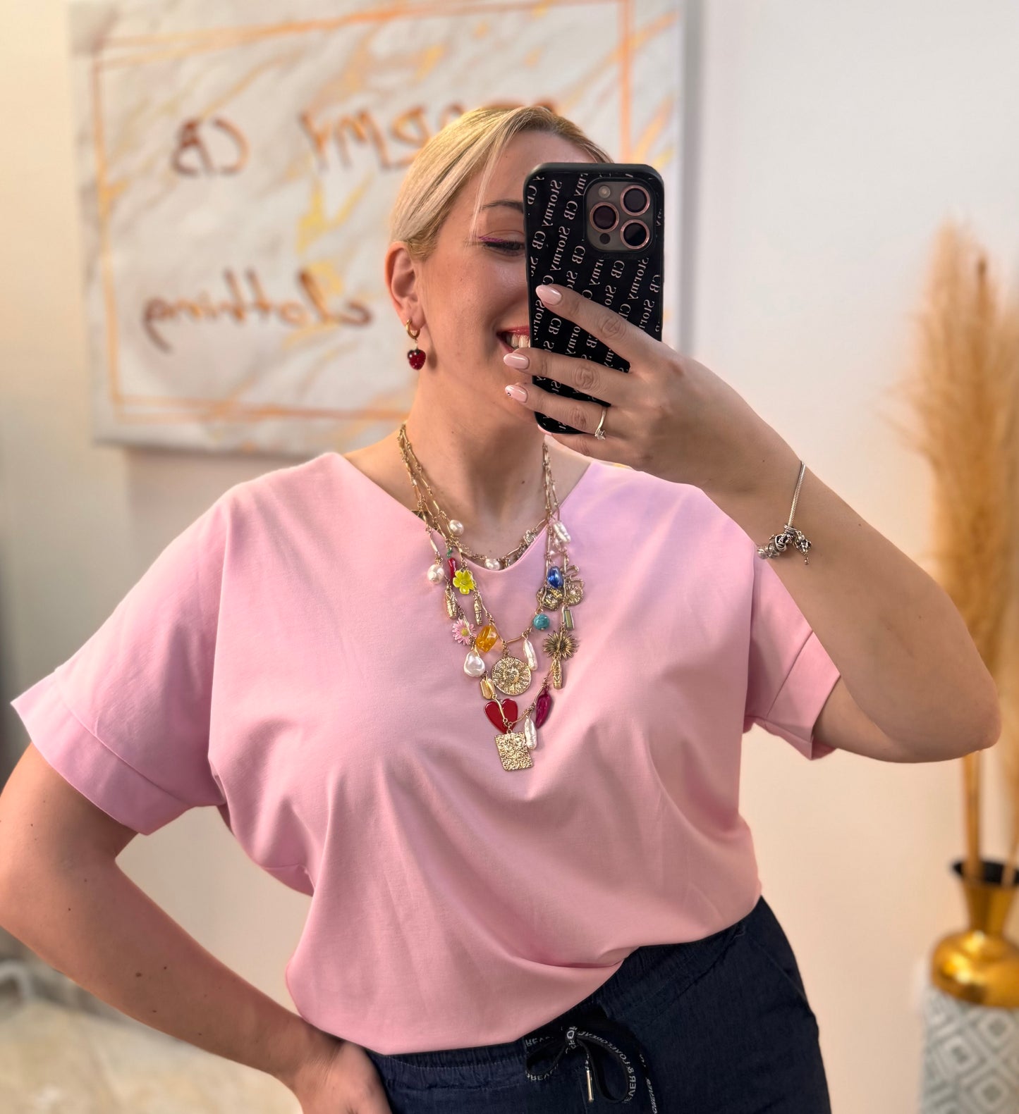 V Floral Shirt