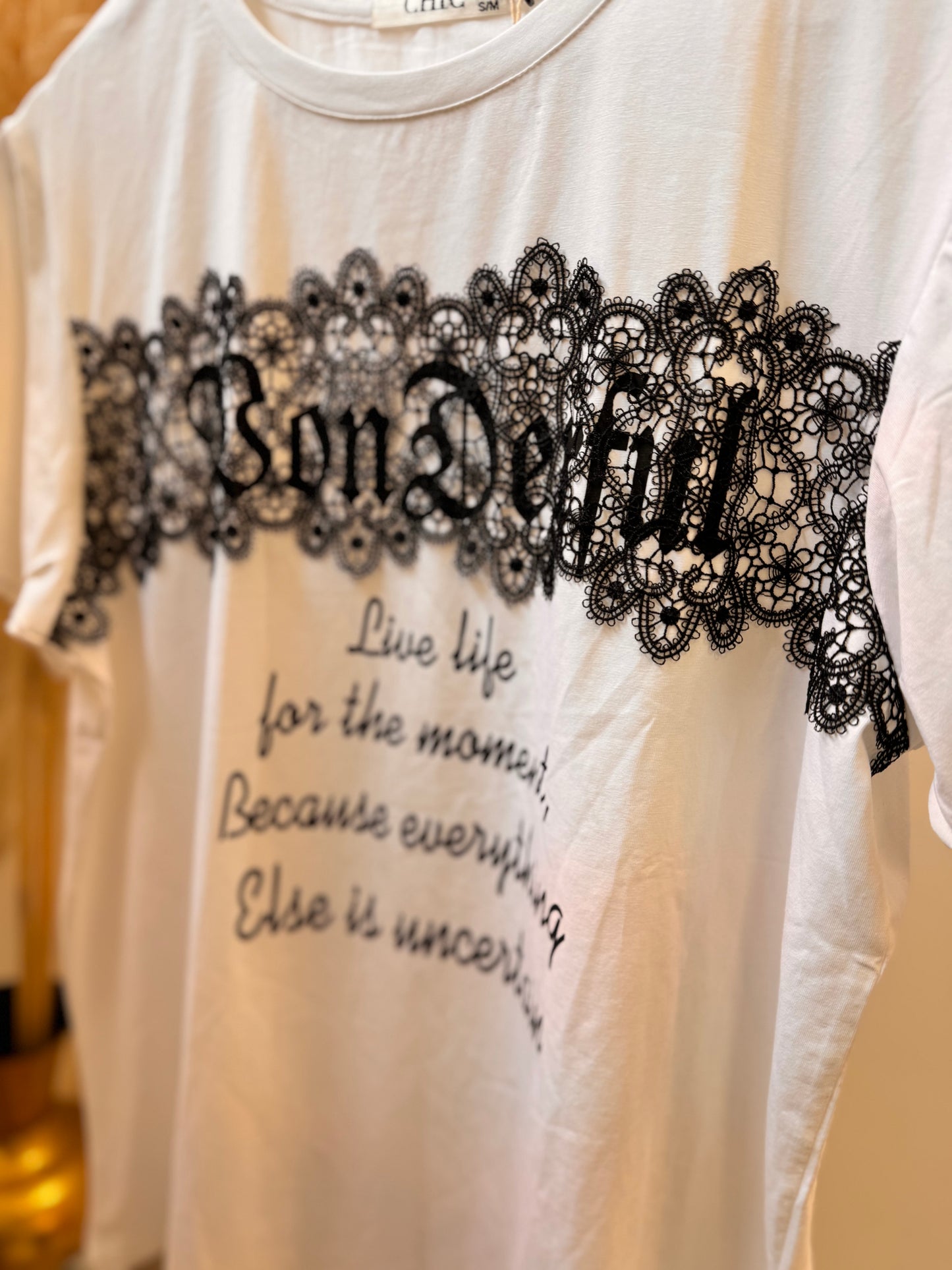 Lace T-shirt