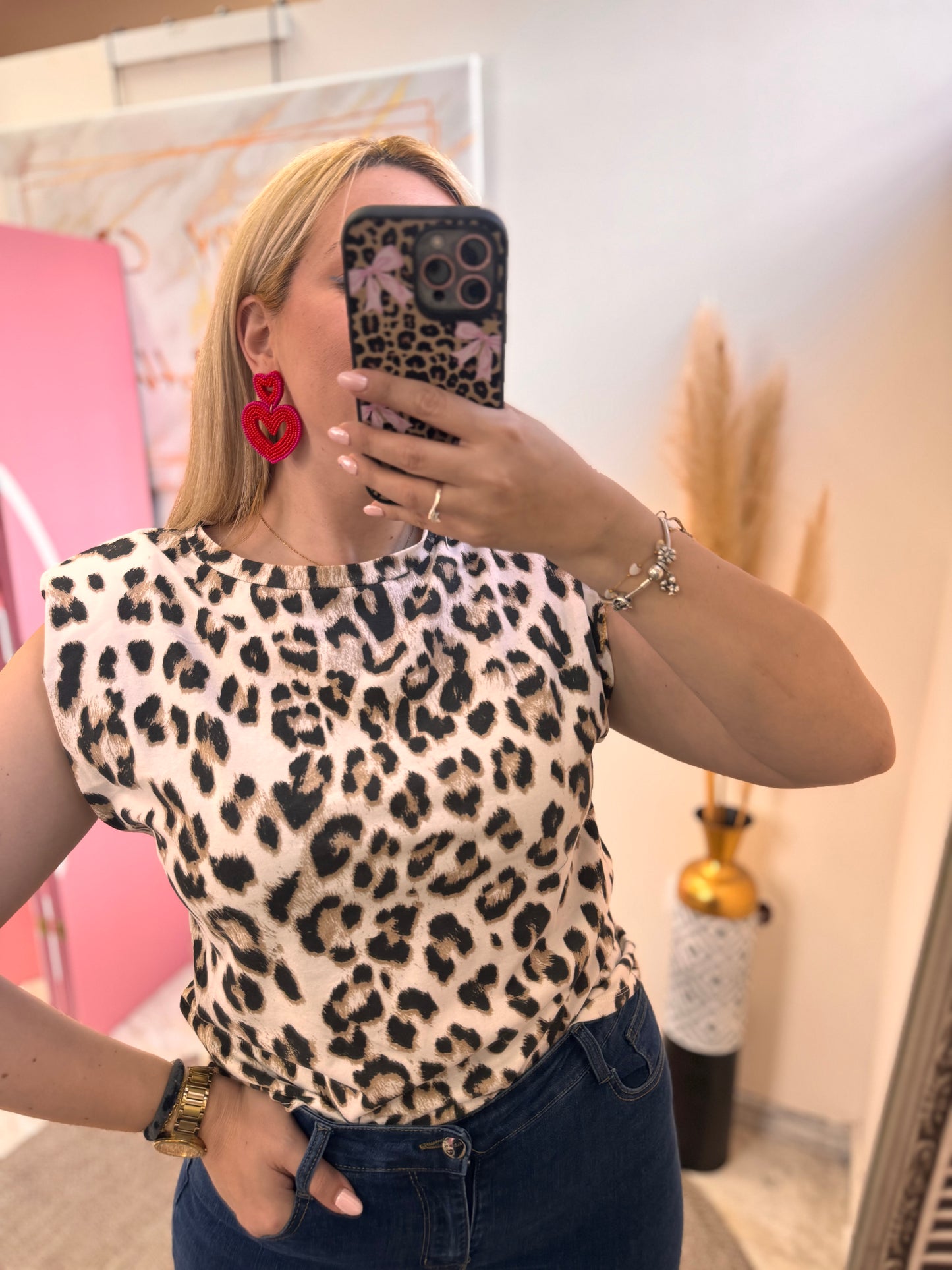 Leopard Shirt Brown