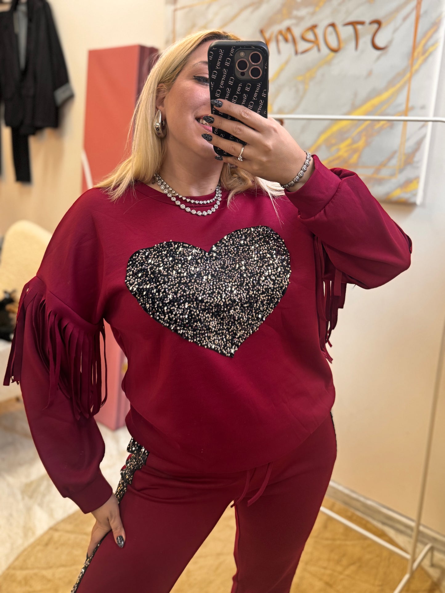 Strass Heart Set