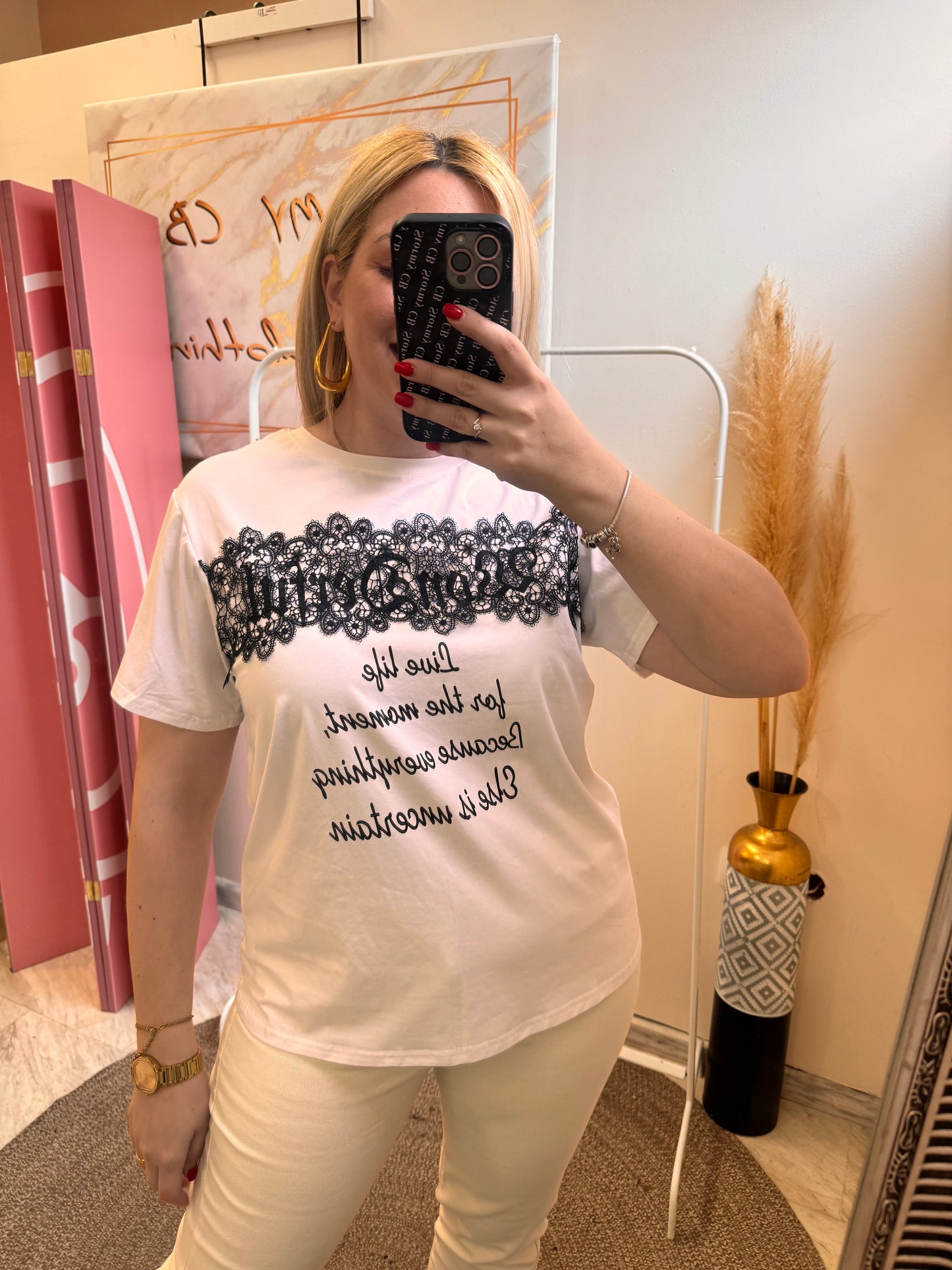 Lace T-shirt