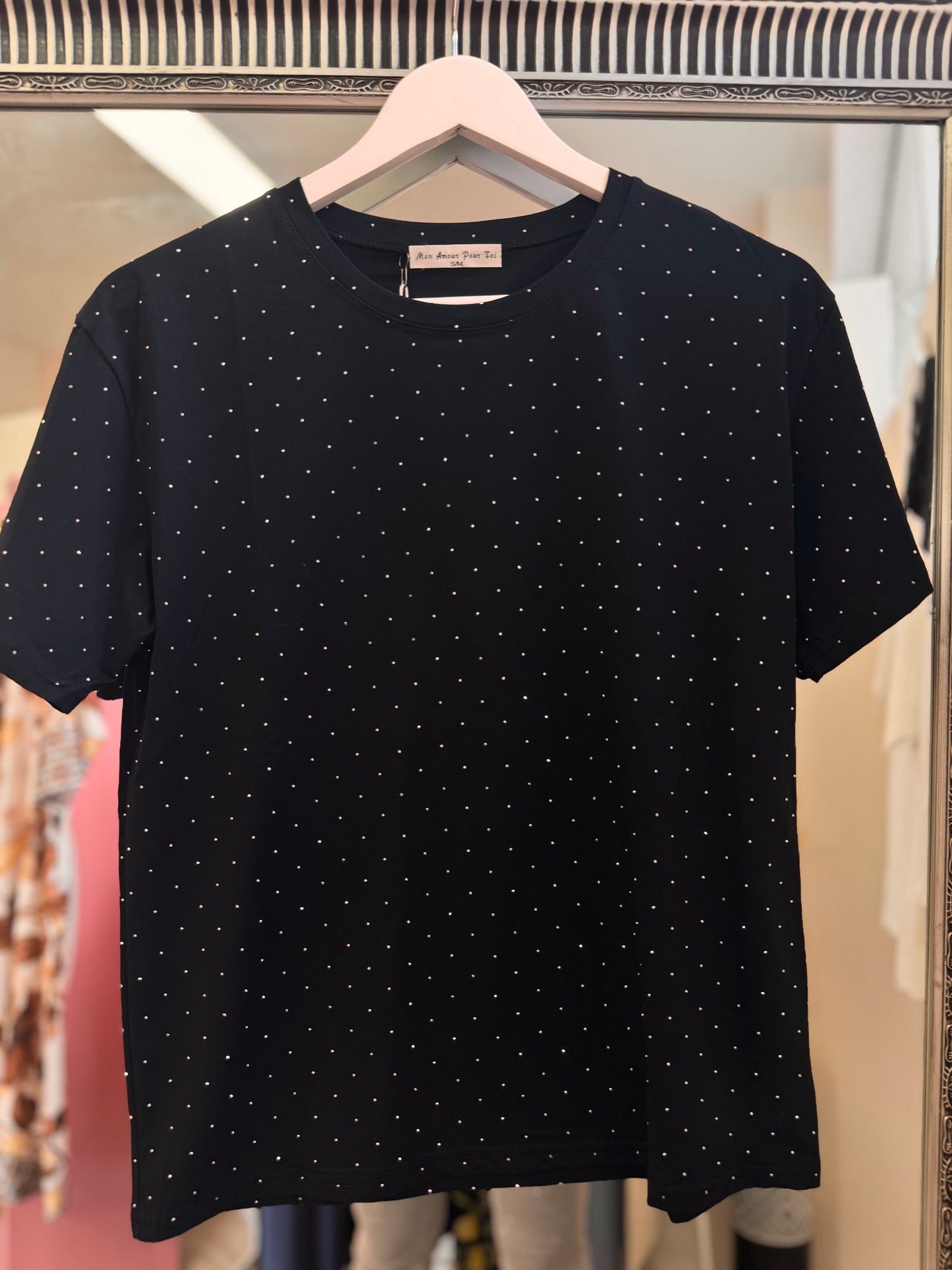Strass Black T-shirt