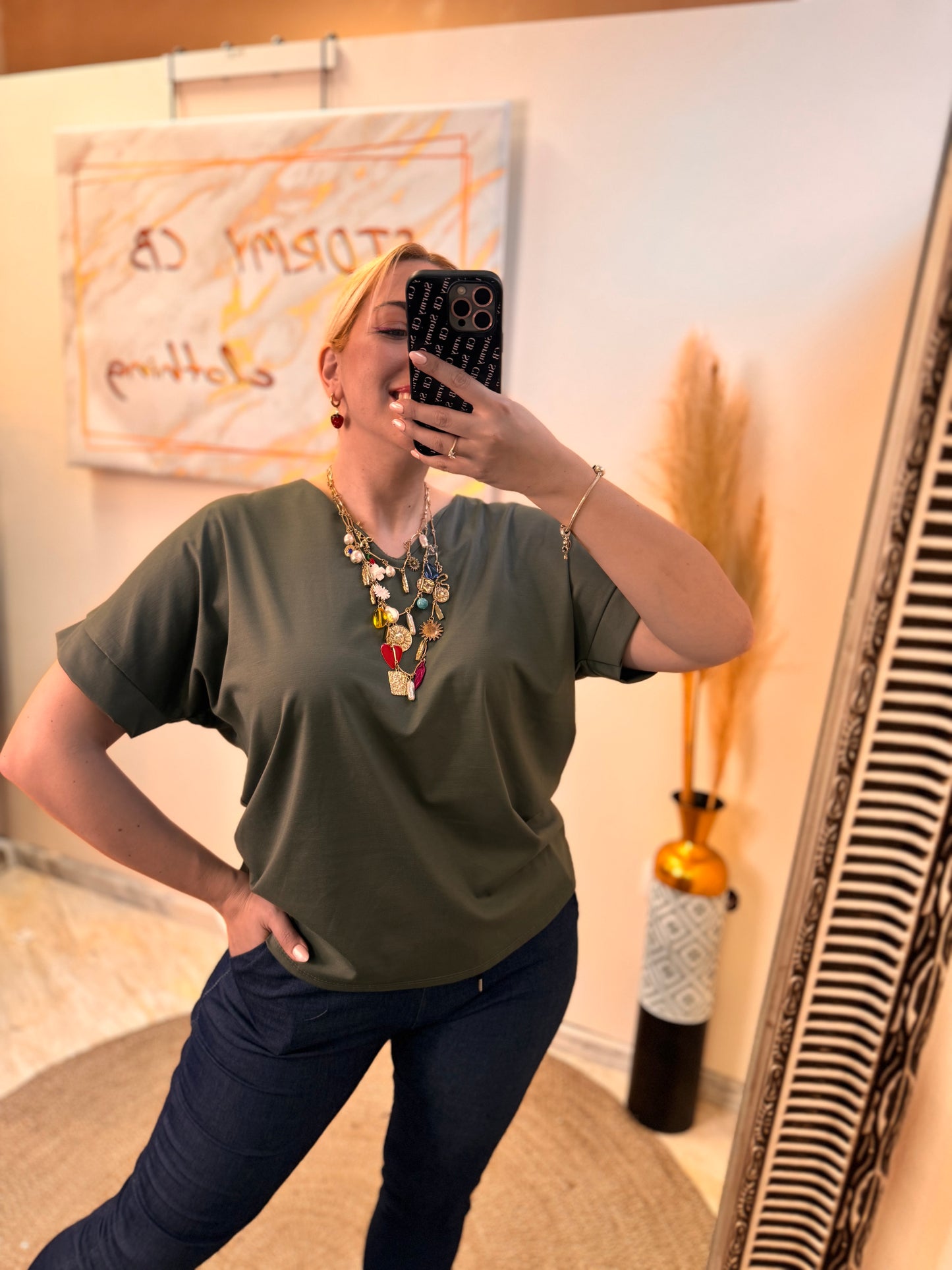 V Floral Shirt