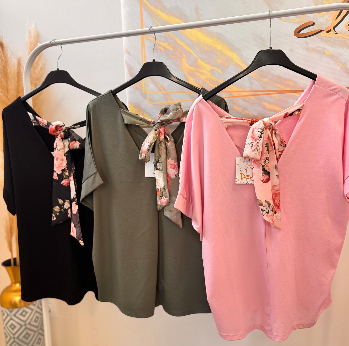 V Floral Shirt