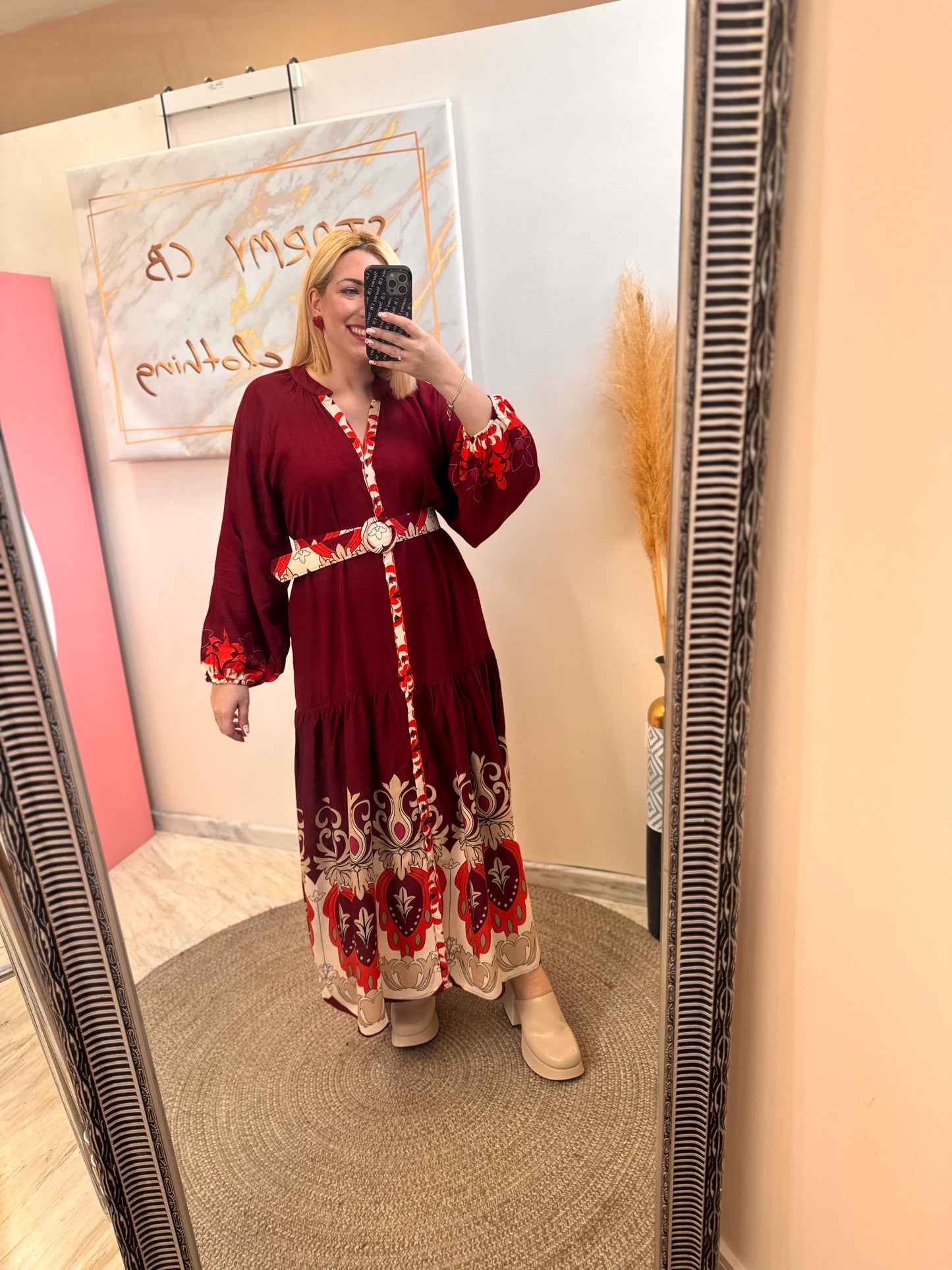 Mariana Semizie Red Dress