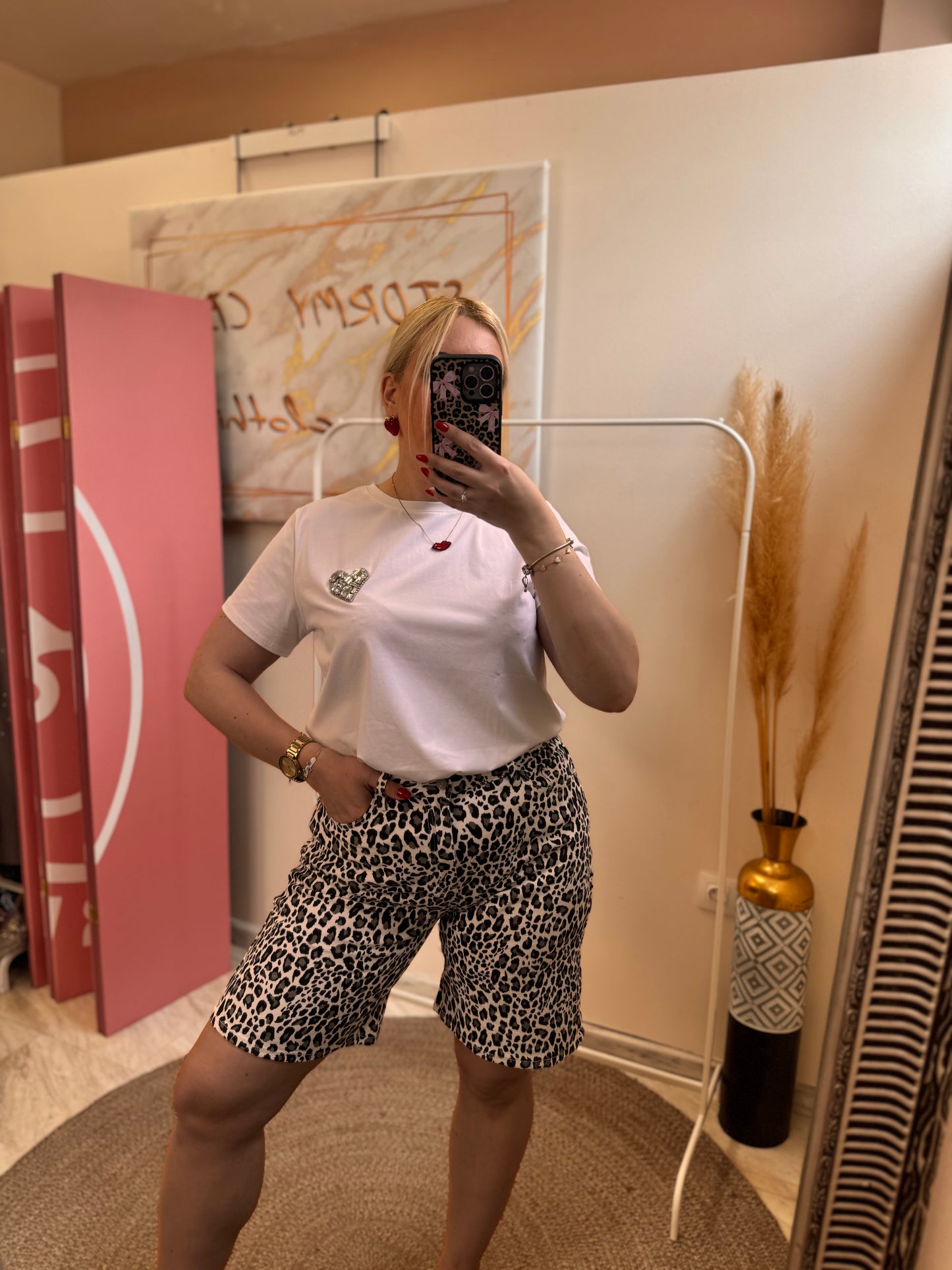 Strass Heart T-shirt