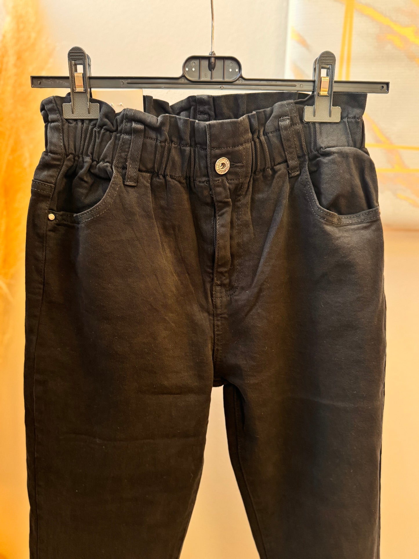 High Waist Black Jean