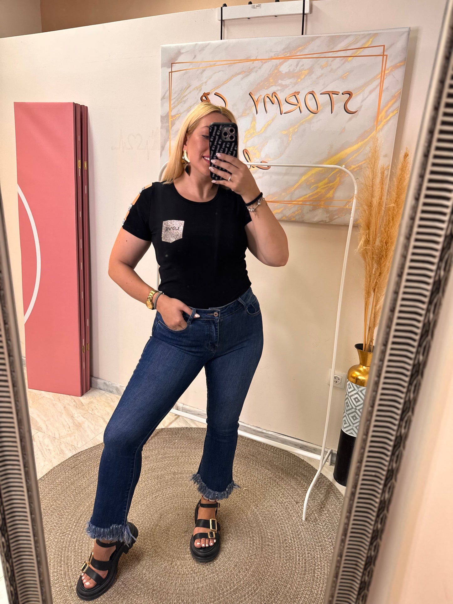 Elina Blue Jean Elastic