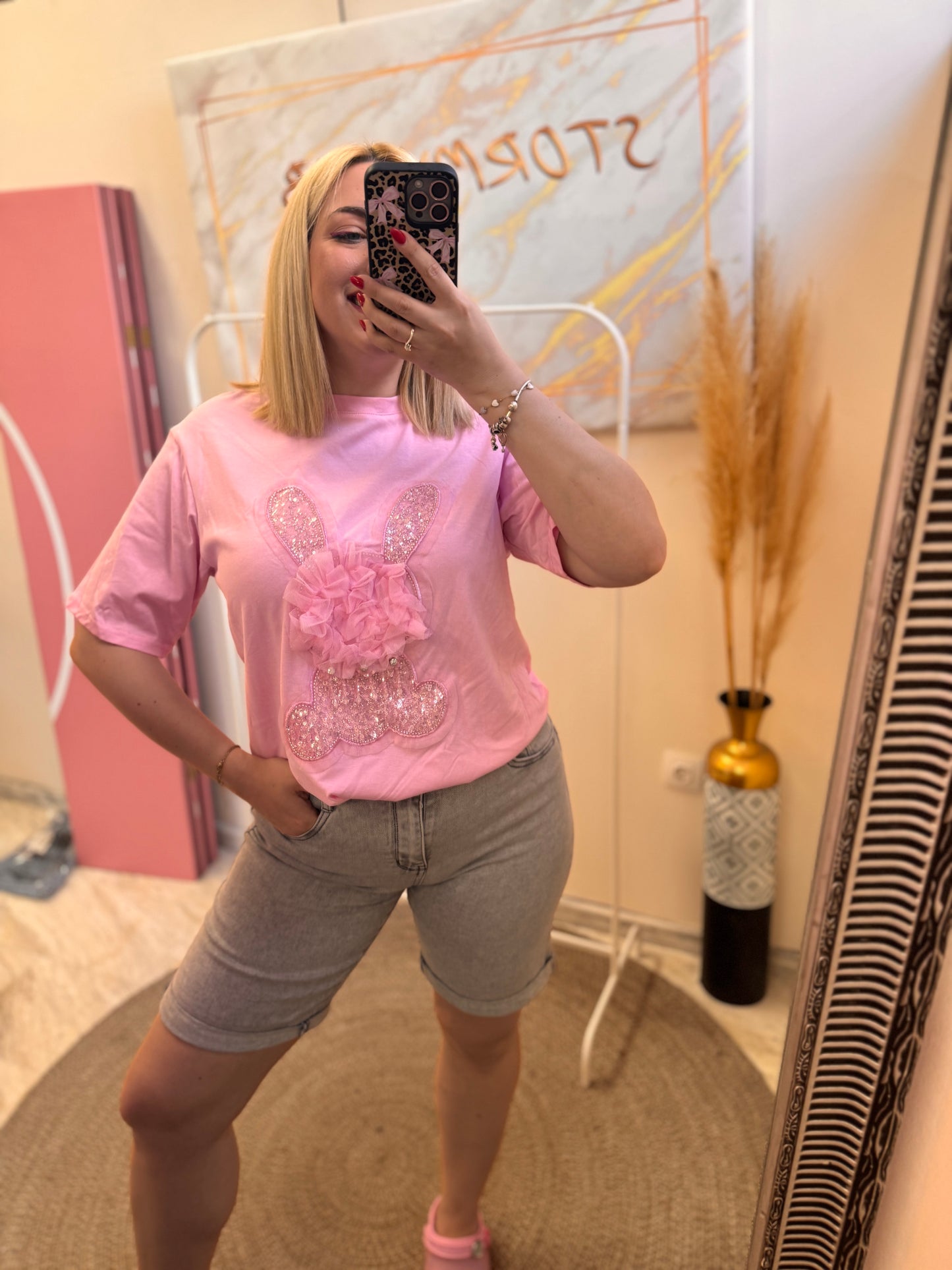 Rabbit 🐰 Strass T-shirt