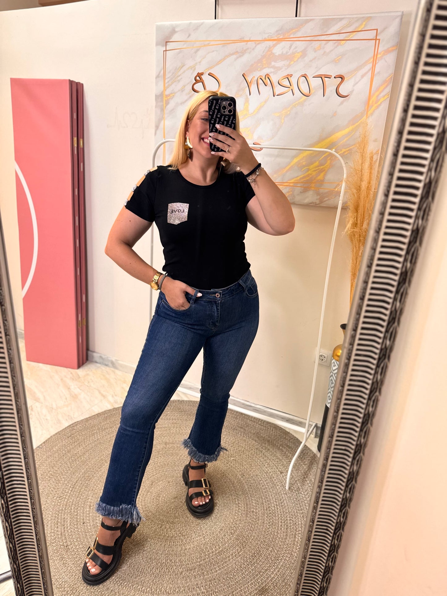 Elina Blue Jean Elastic