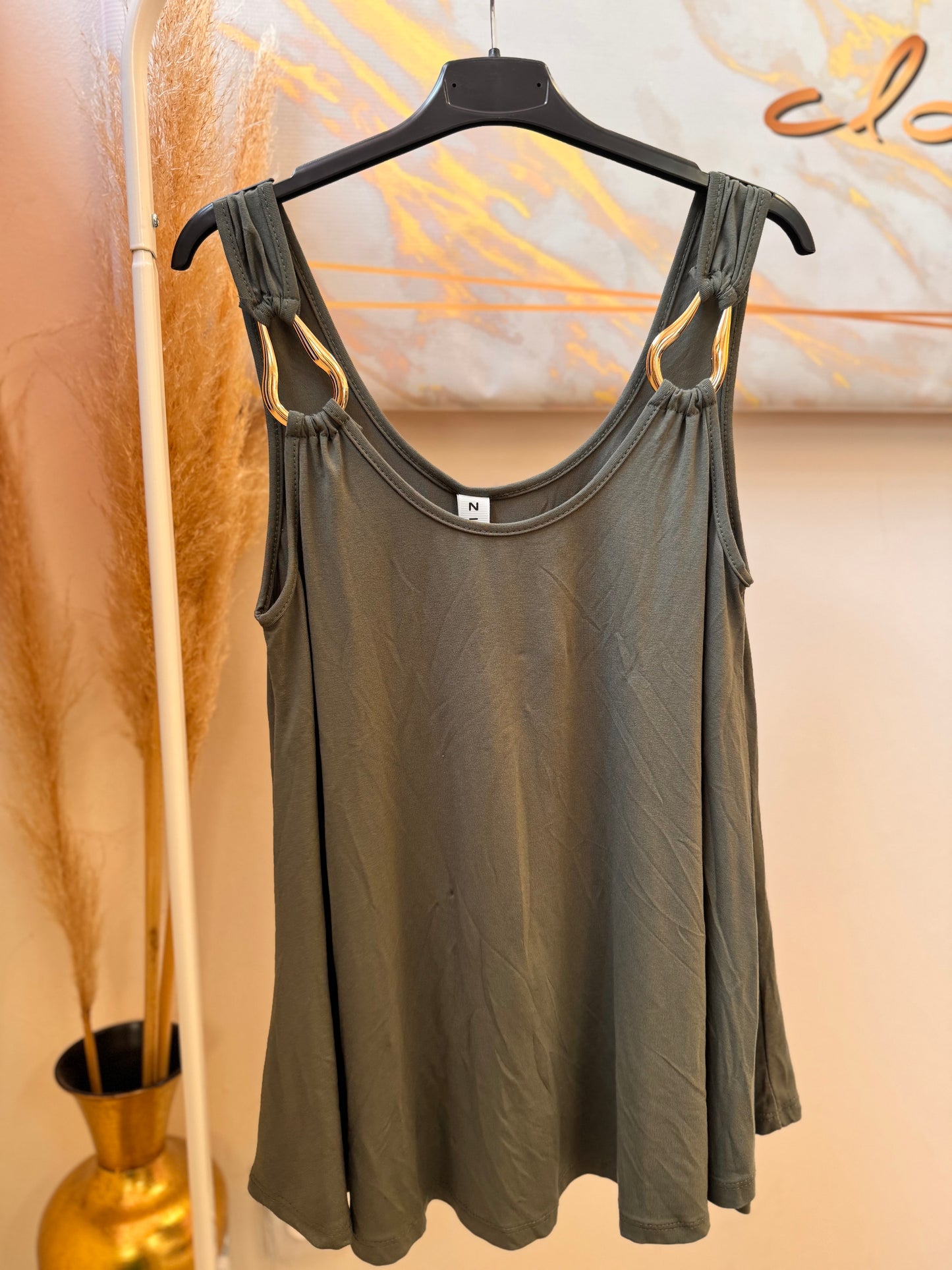 Metalic Gold Top
