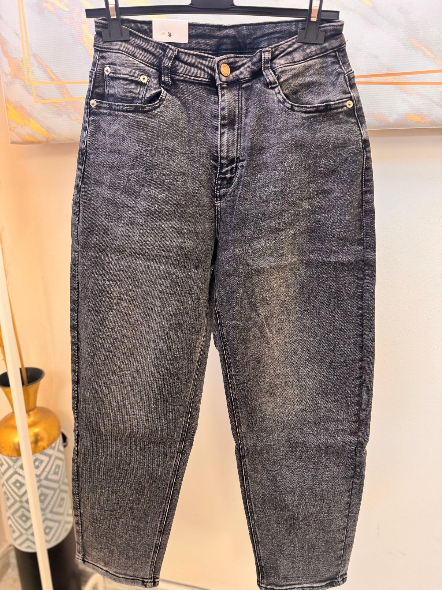 Katie Grey Mom Fit Jean