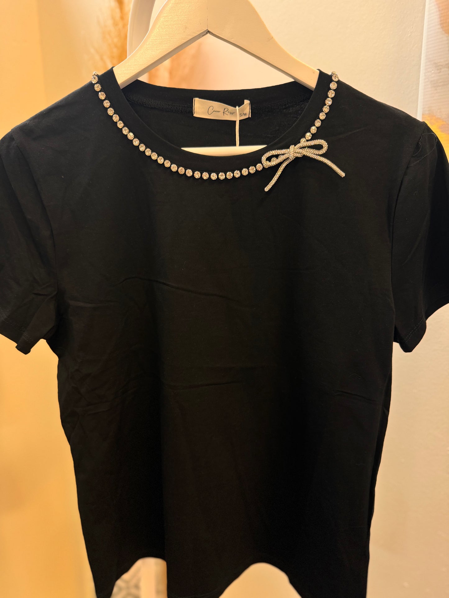 Strass Necklace T-shirt