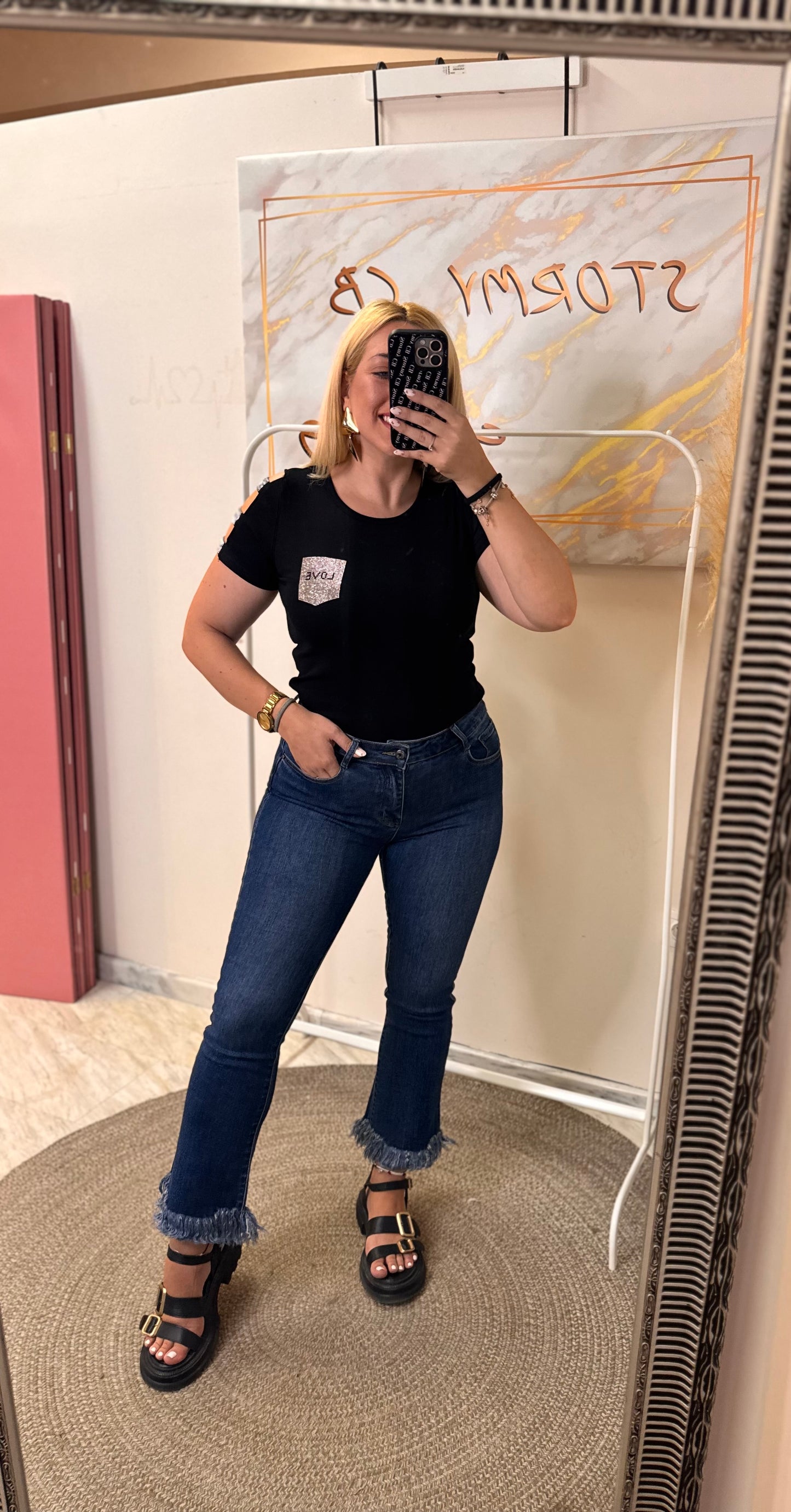 Elina Blue Jean Elastic