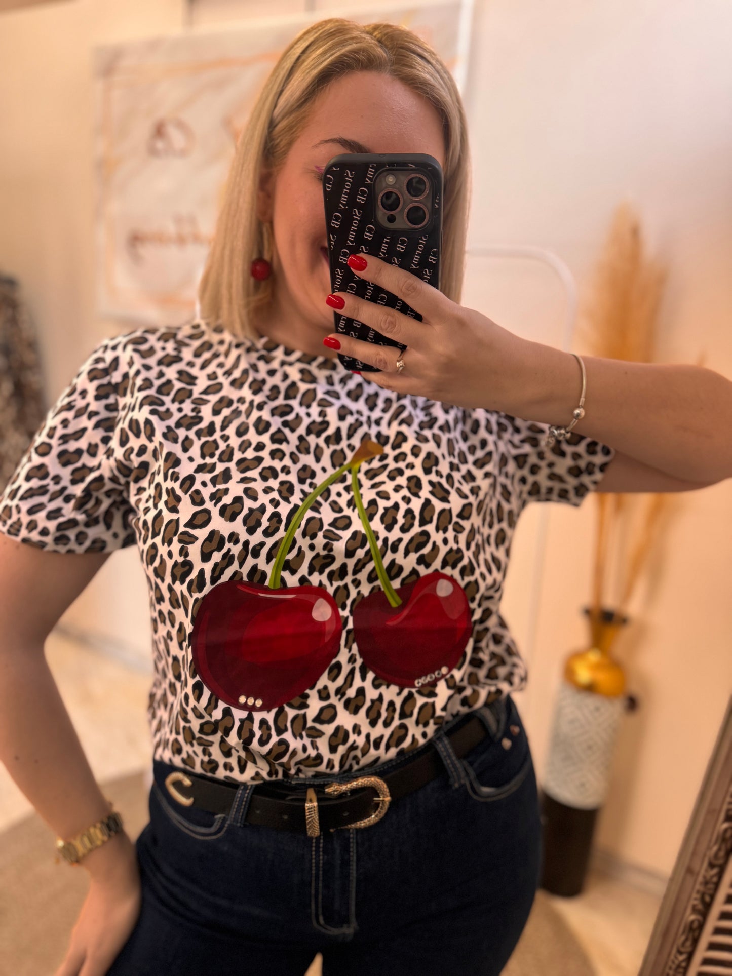 Leo & Cherry T-shirt White