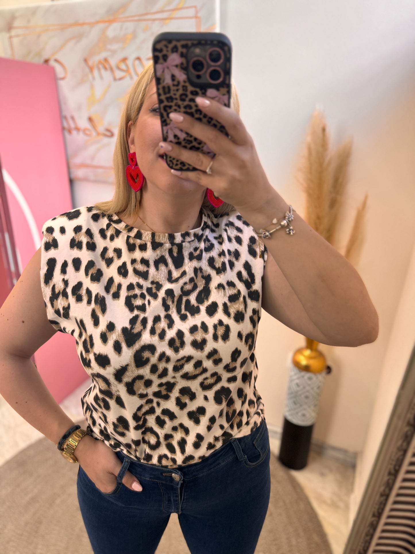 Leopard Shirt Brown