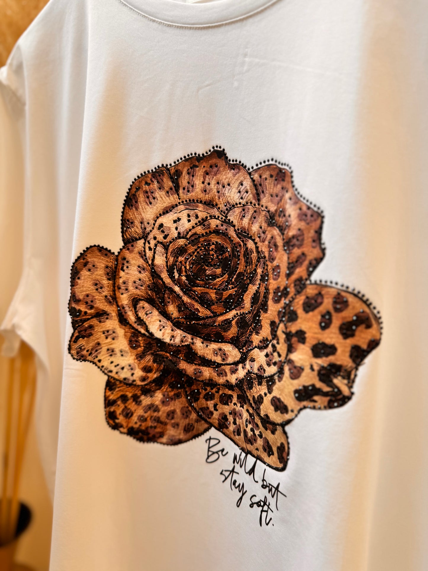 Leopard Rose T-shirt