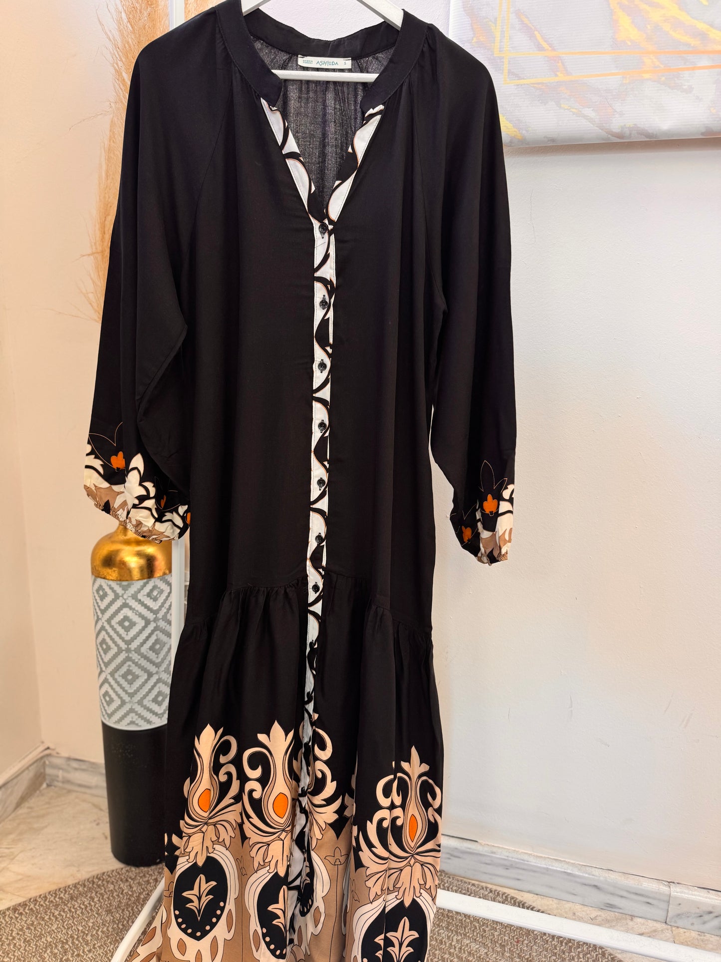 Mariania Semizie Black Dress