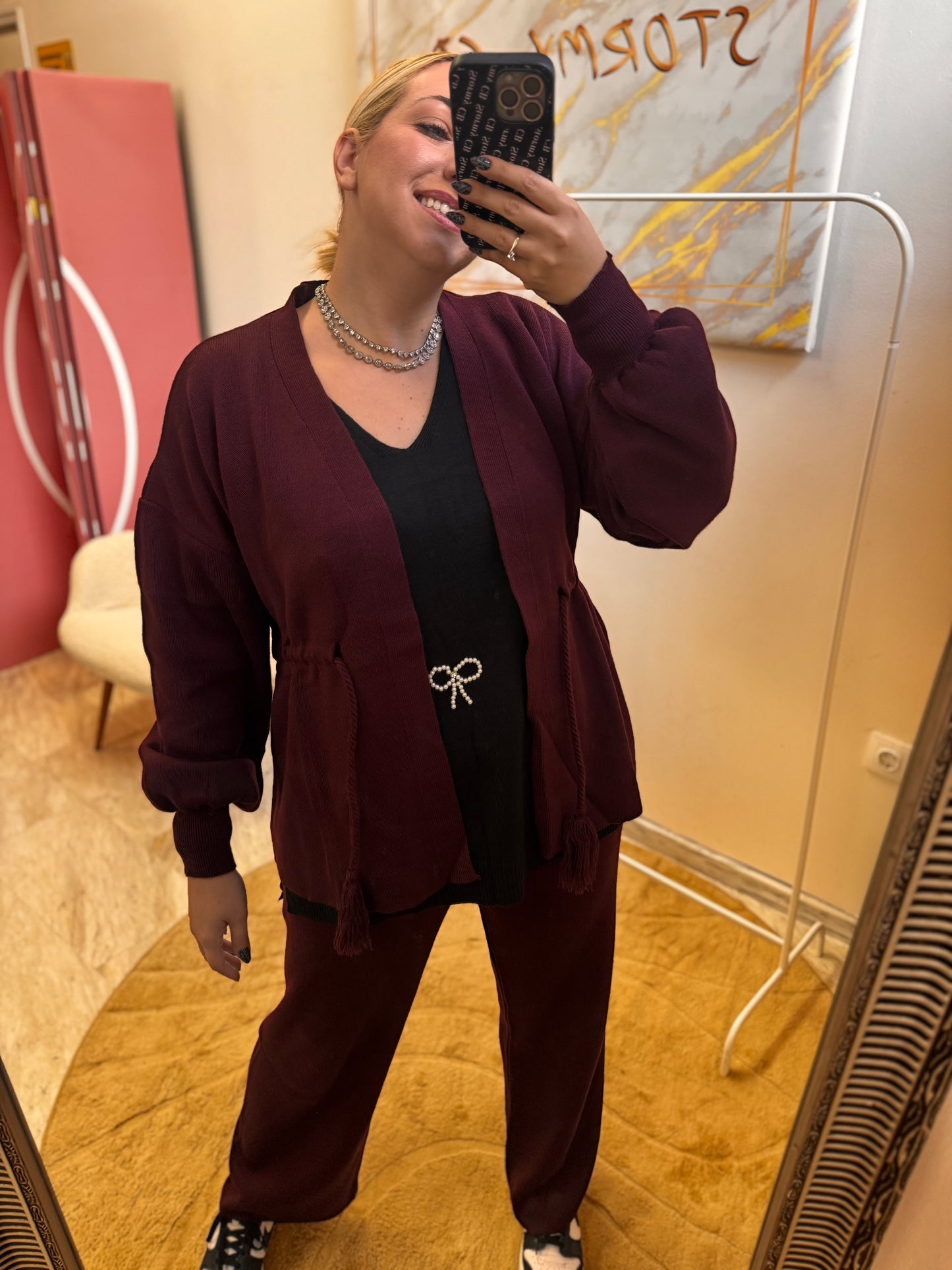 Emelia Set Bordeaux