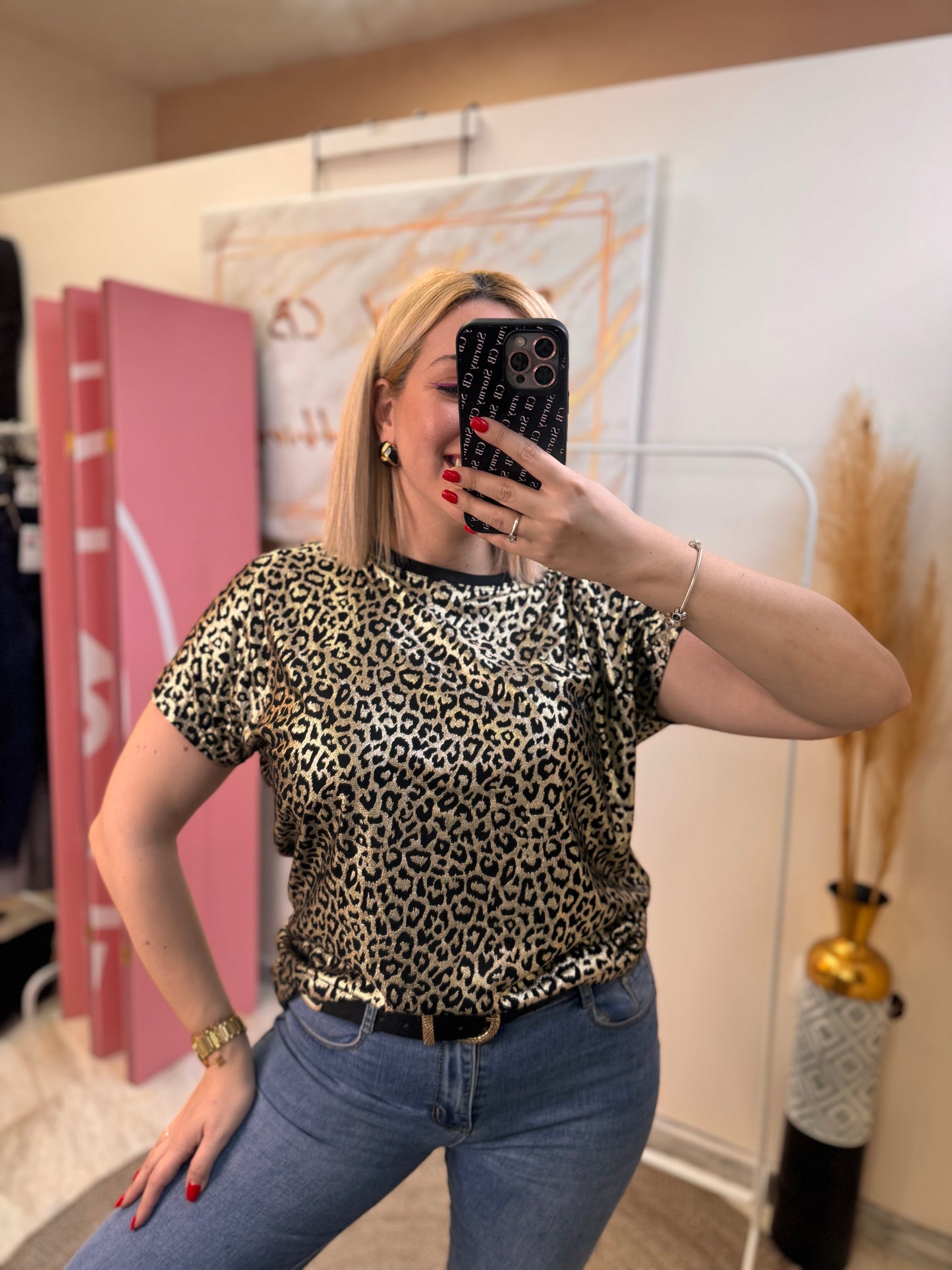 Gold Leopard T-shirt
