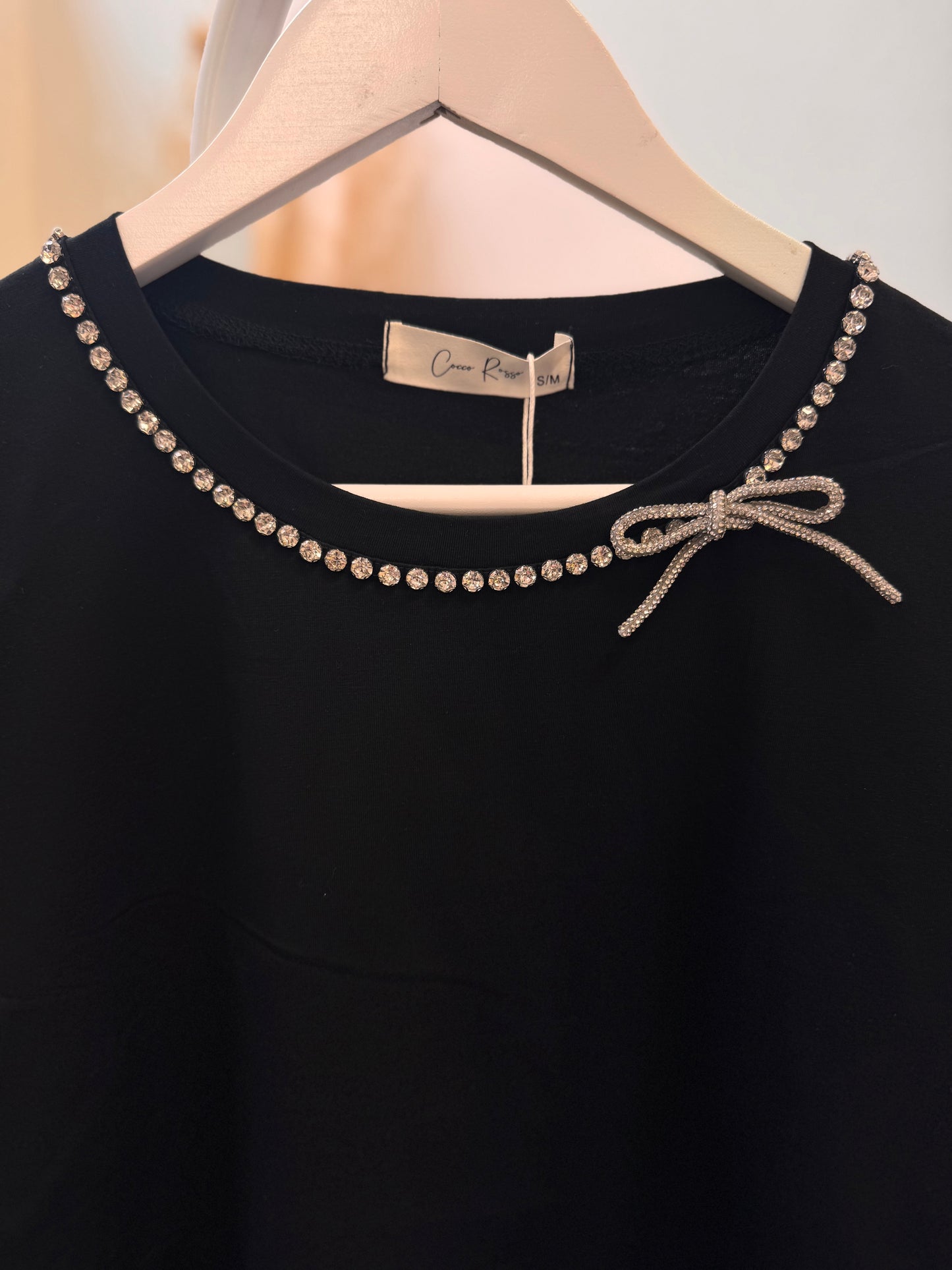 Strass Necklace T-shirt