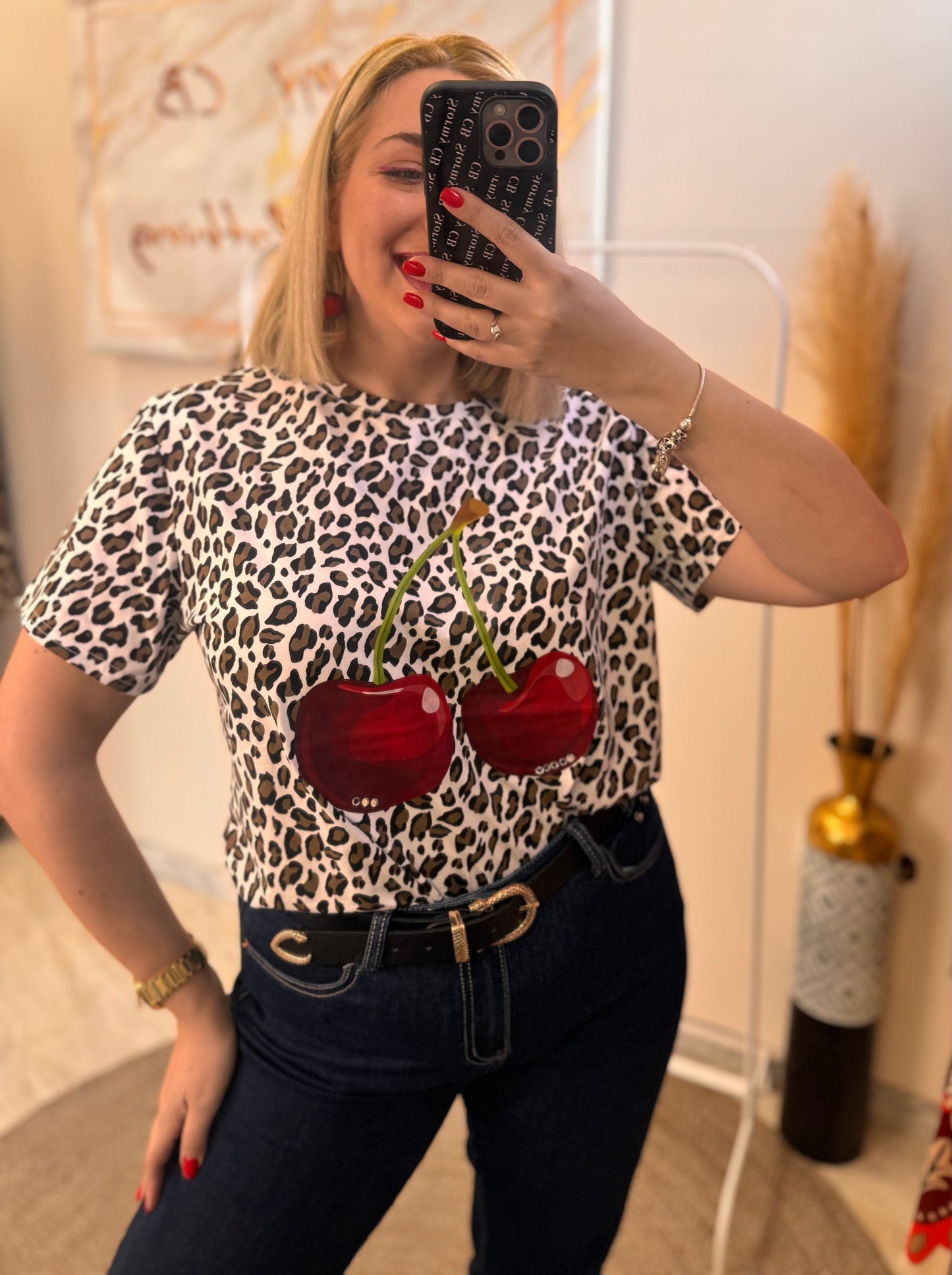 Leo & Cherry T-shirt White
