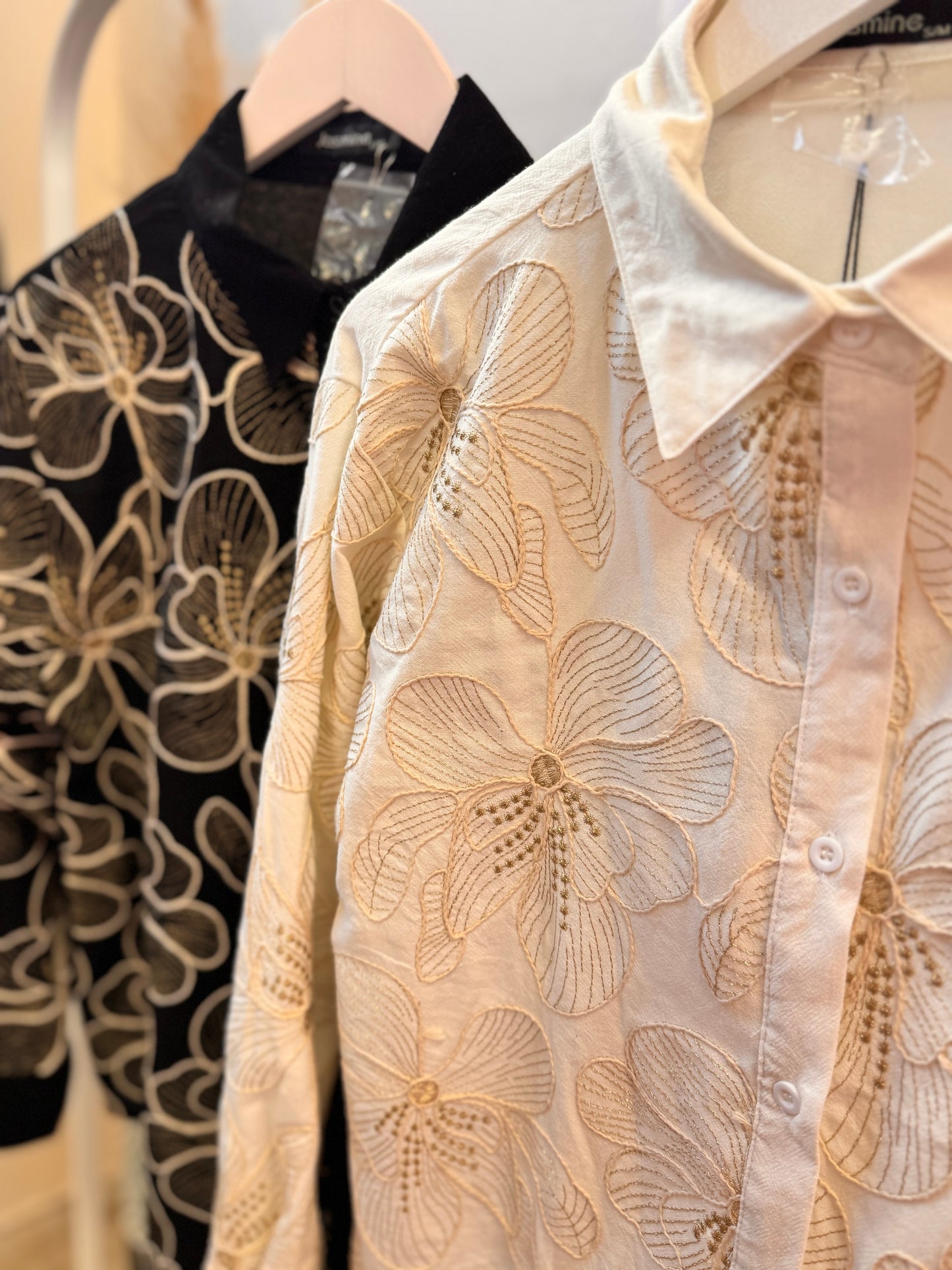 Gold Flower Shirt