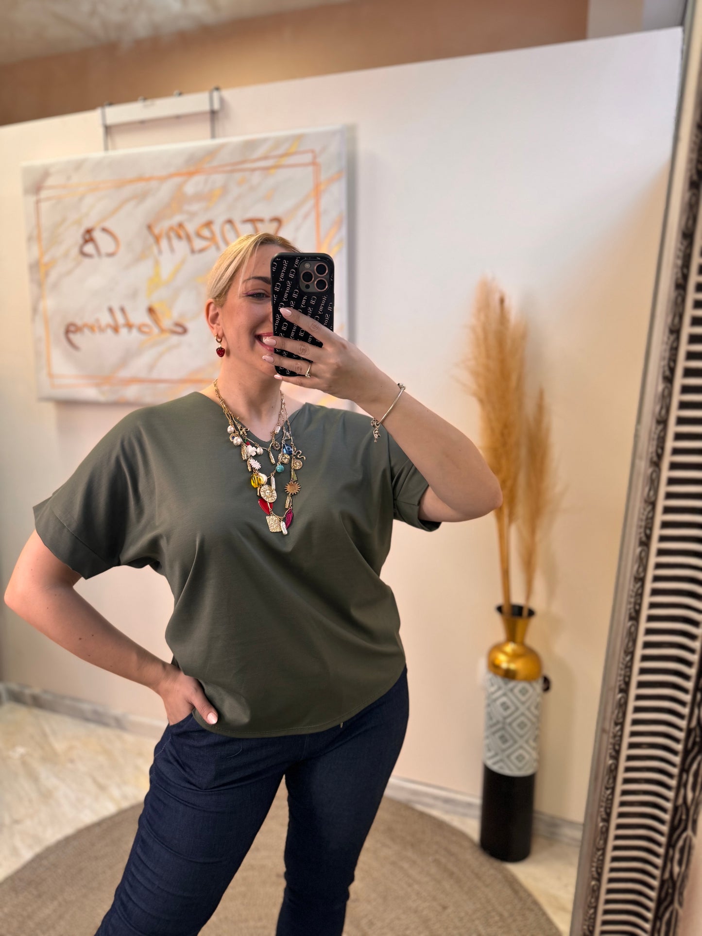 V Floral Shirt